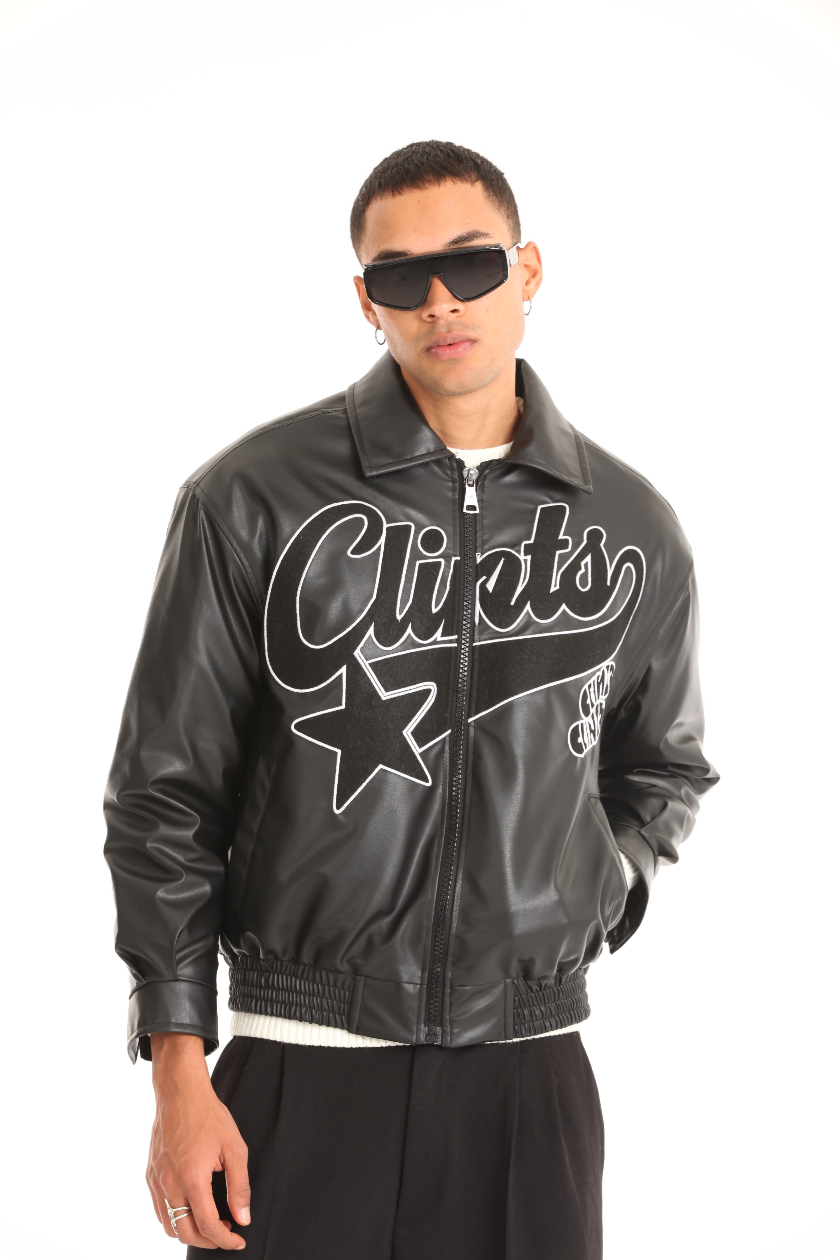 GVZ1048 Oversize Deri Ceket