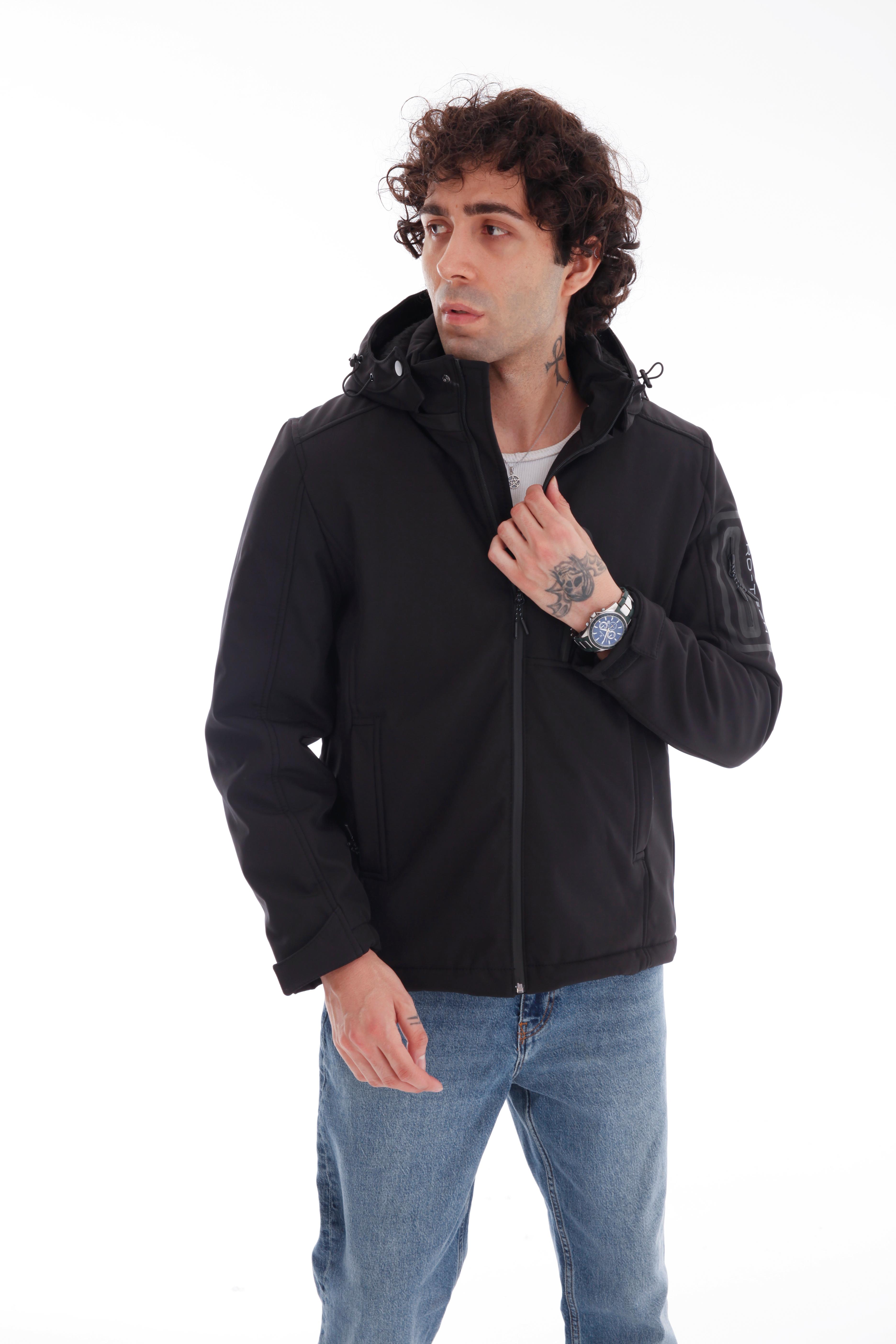 GVZ1027 Normal Beden Gavazzi İçi Kapitone Kürklü Outdoor Softshell Mont