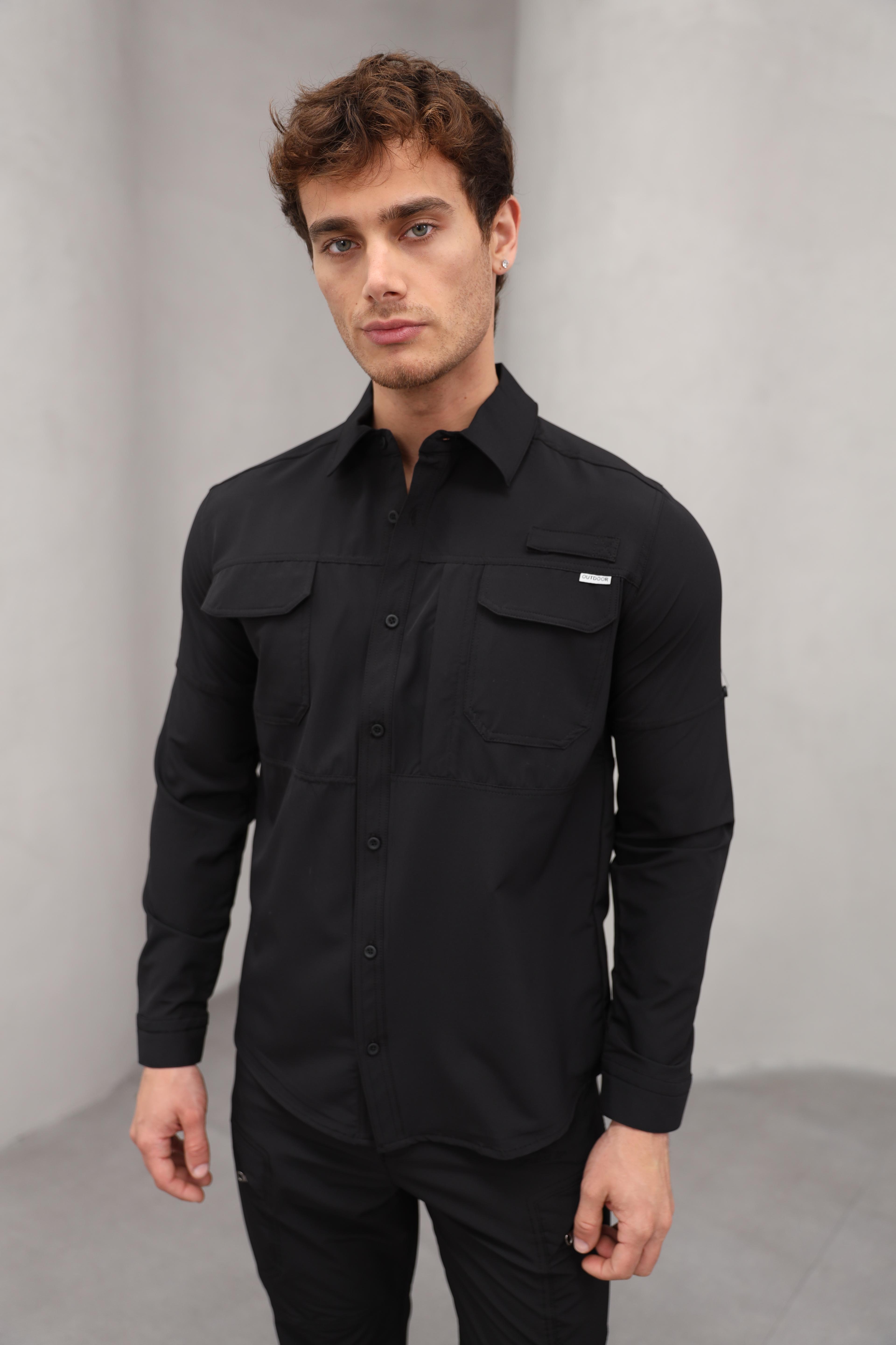GVZ5020 Gavazzi Göğüs Cep Detaylı Outdoor Tactical Gömlek