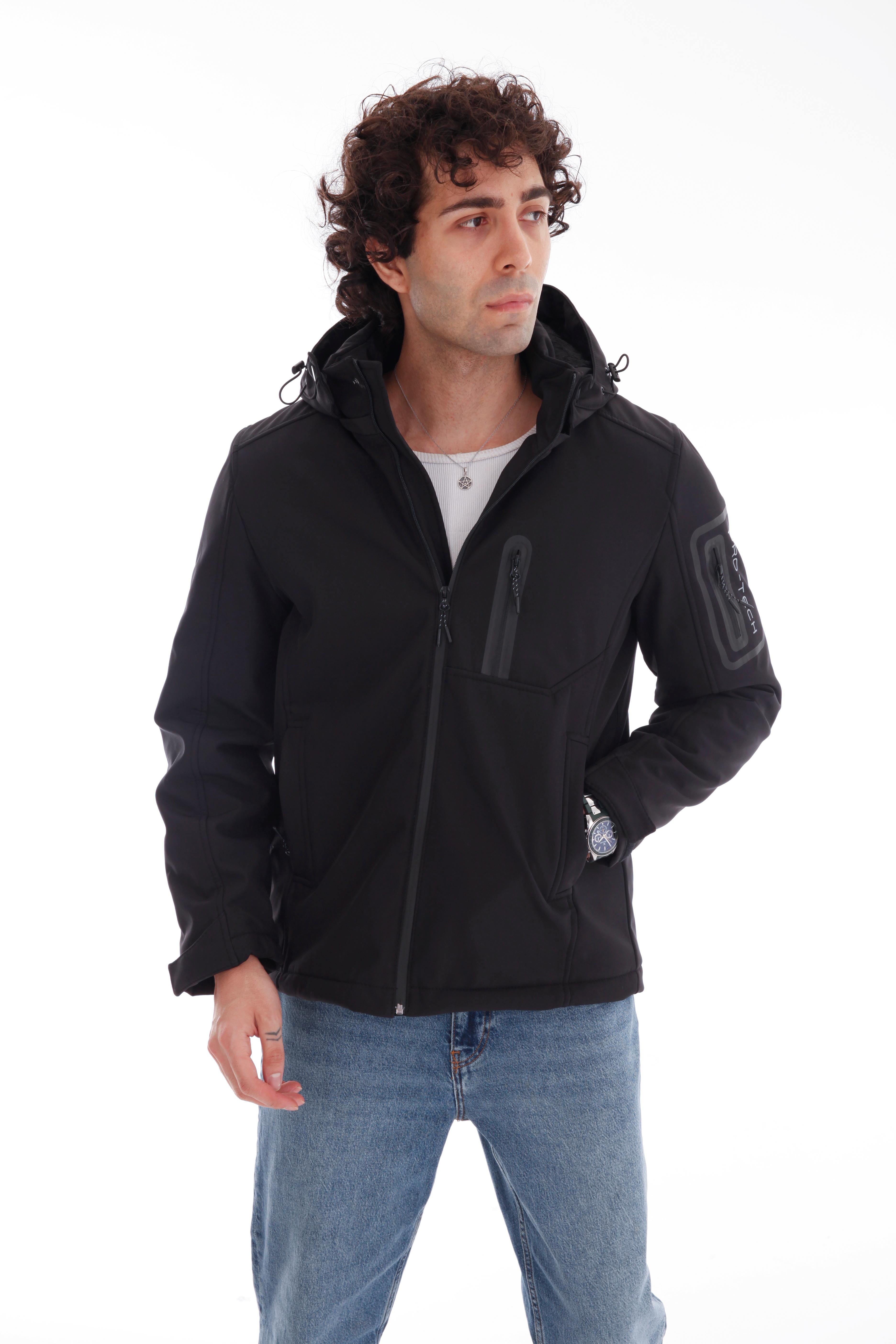 GVZ1027 Normal Beden Gavazzi İçi Kapitone Kürklü Outdoor Softshell Mont