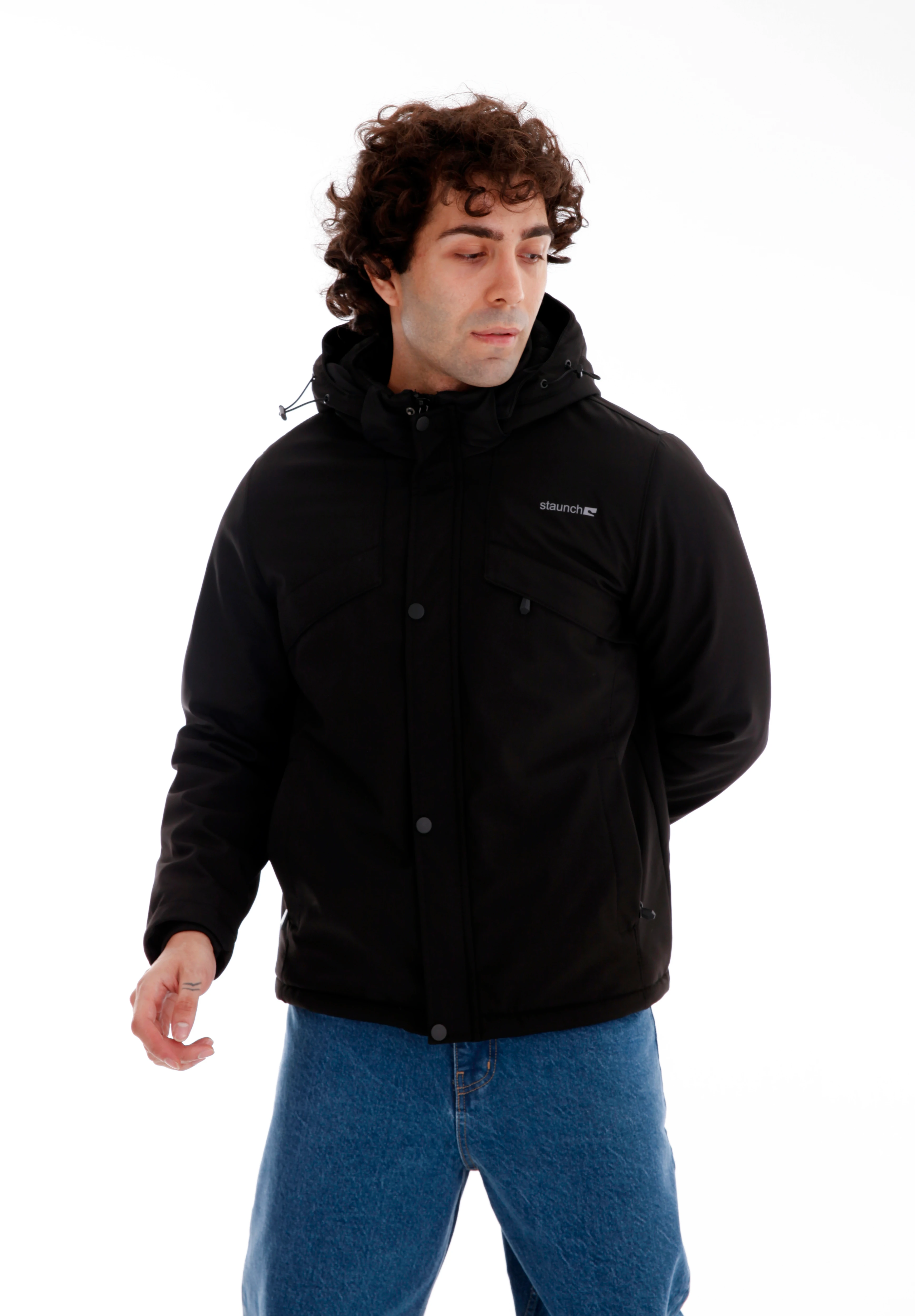 GVZ1031 Normal Beden Gavazzi İçi Kapitone Kürklü Outdoor Softshell Mont