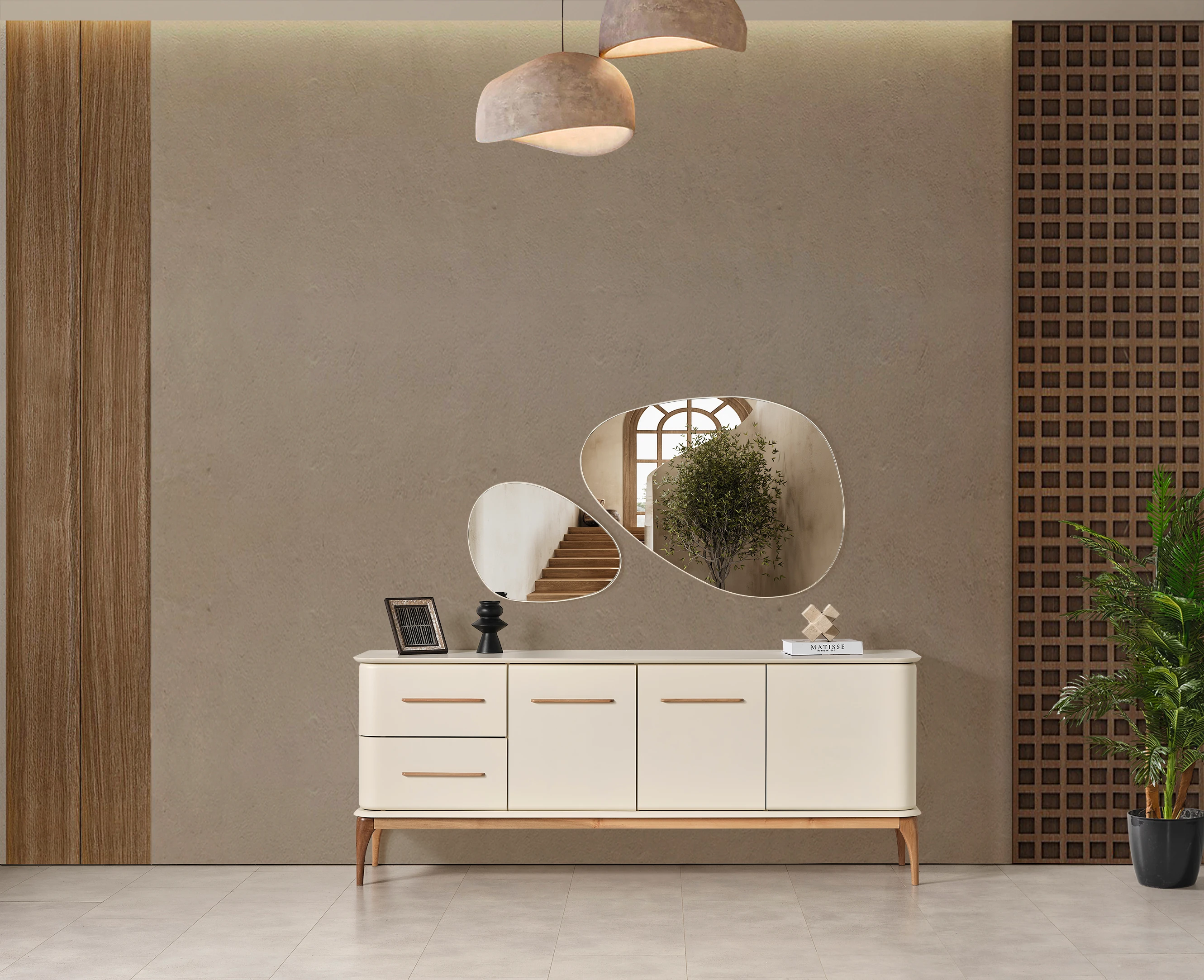 Destan Krem Yemek Odası