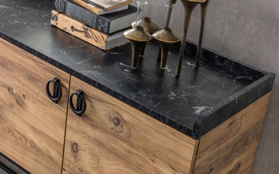 Loft Metal Yemek Odası Takımı
