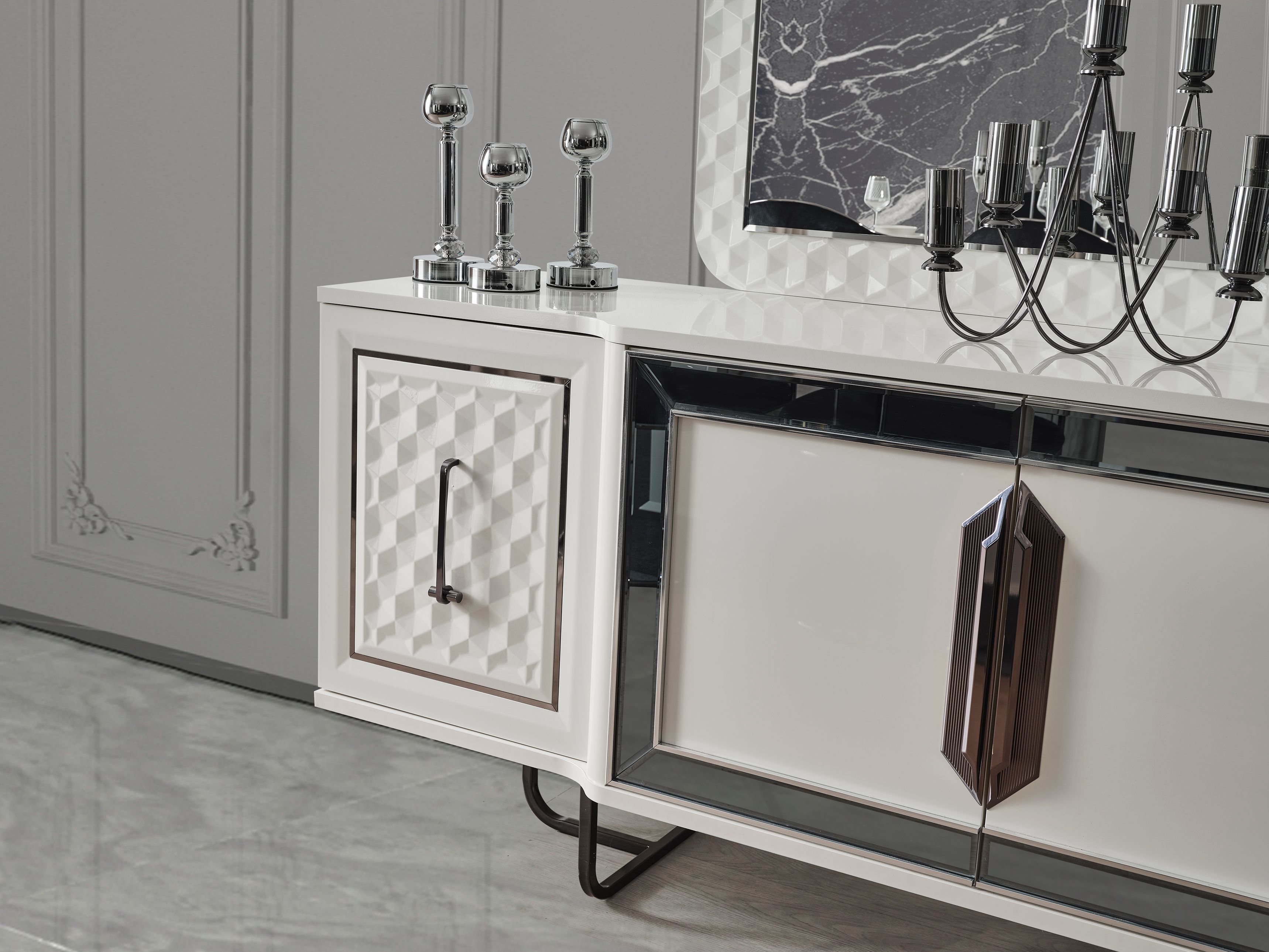 Lounge Silver Yemek Odası Takımı