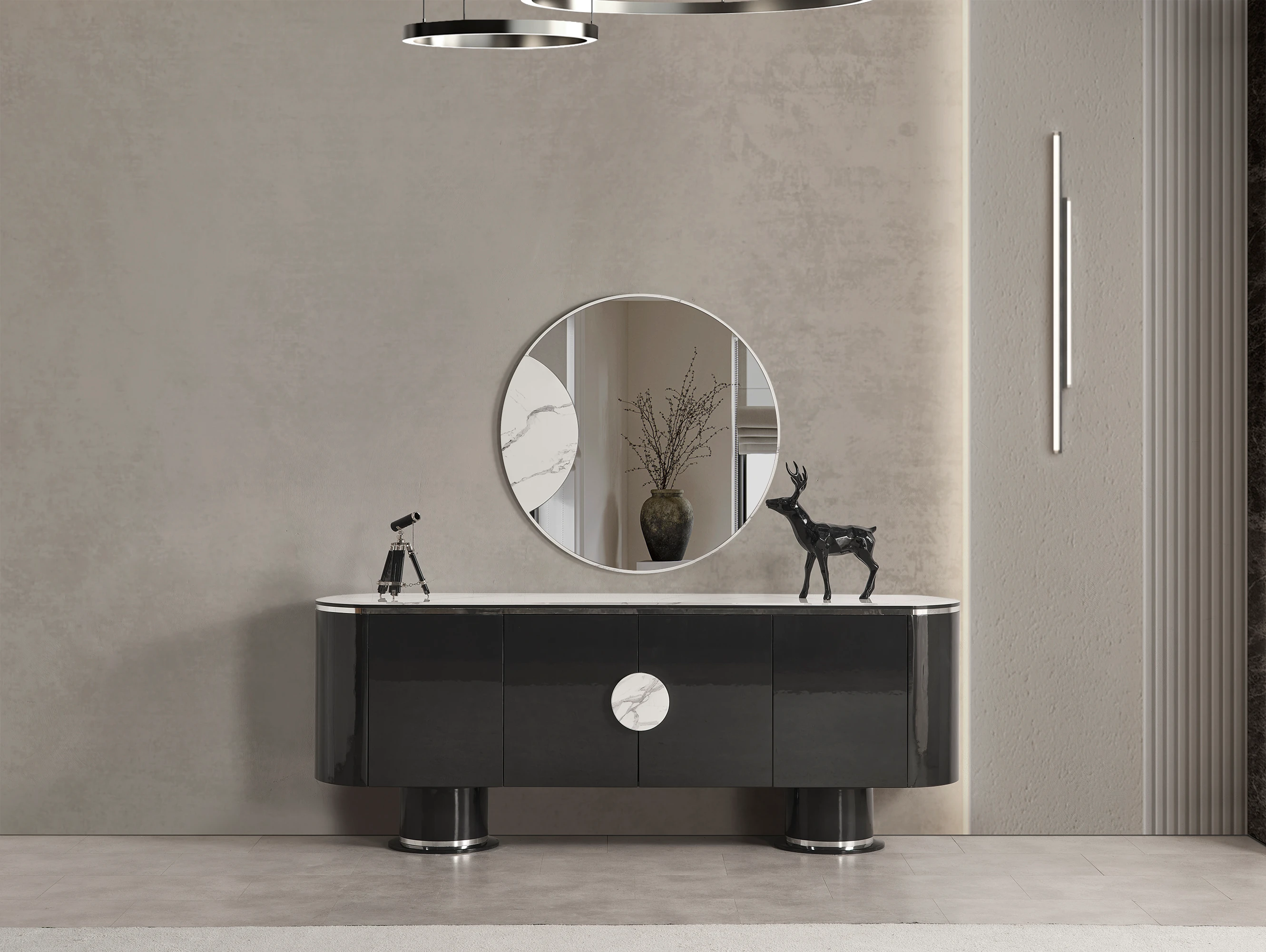 Cartier Antrasit Konsol