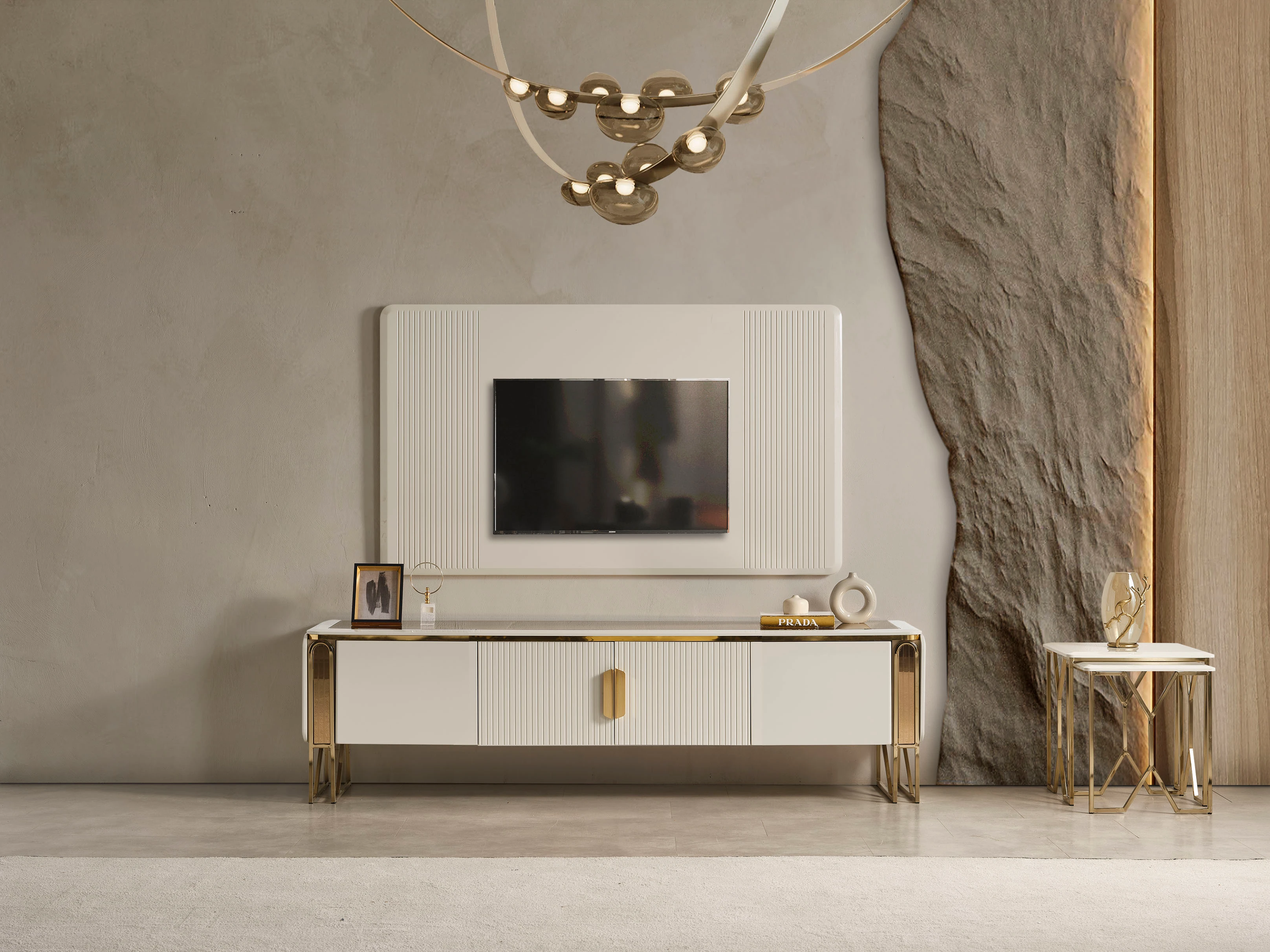 Solo Ekru Tv Ünitesi