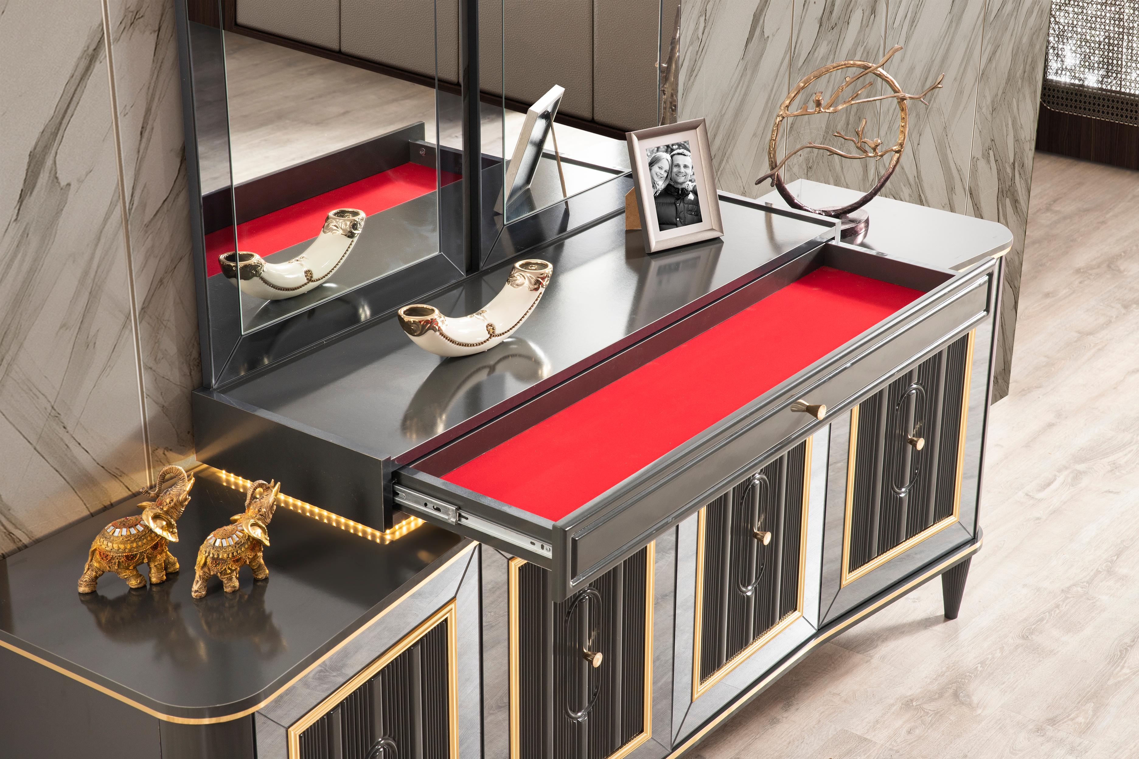 Luxury Black Yemek Odası Takımı