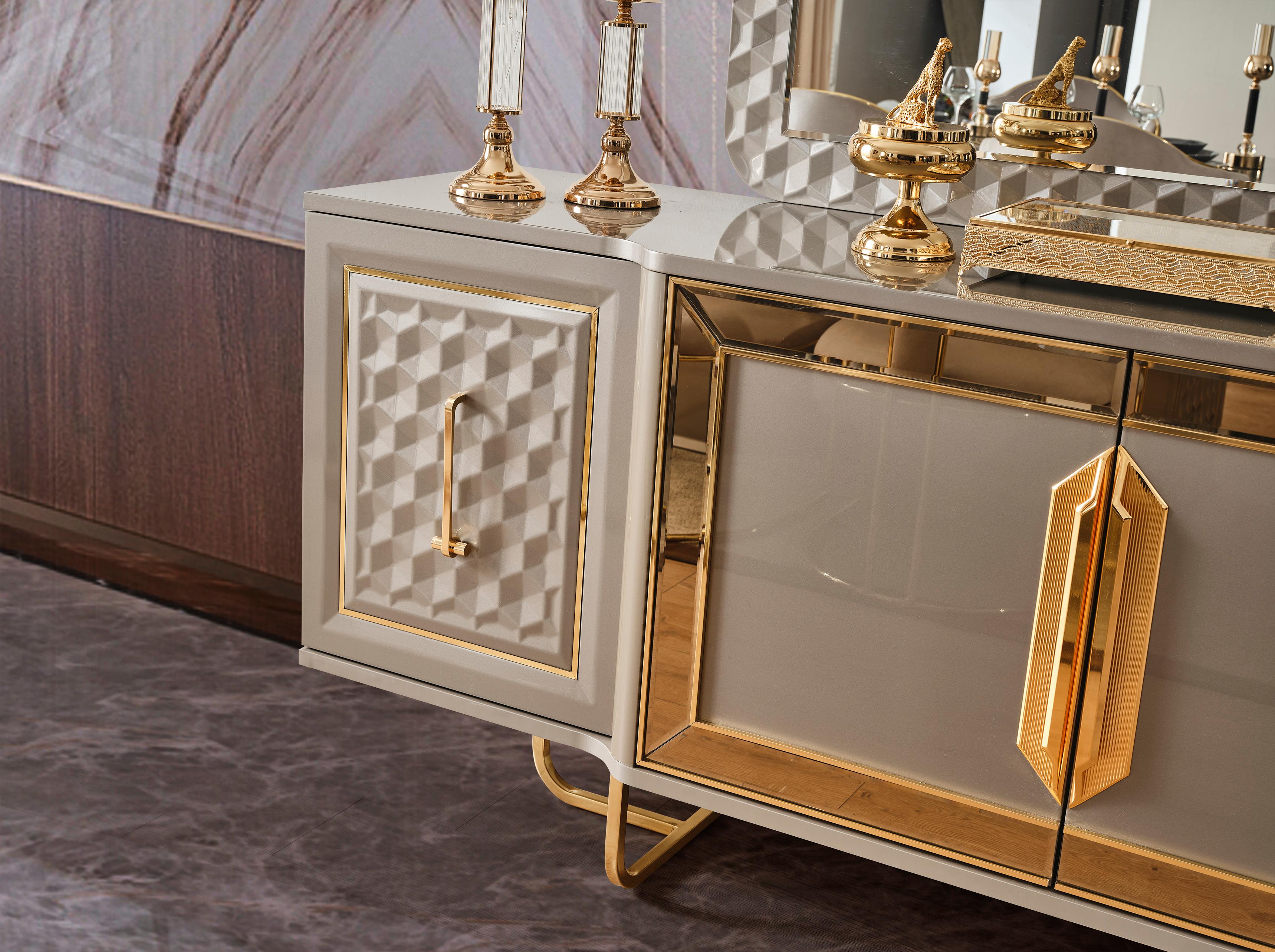 Lounge Gold Yemek Odası Takımı