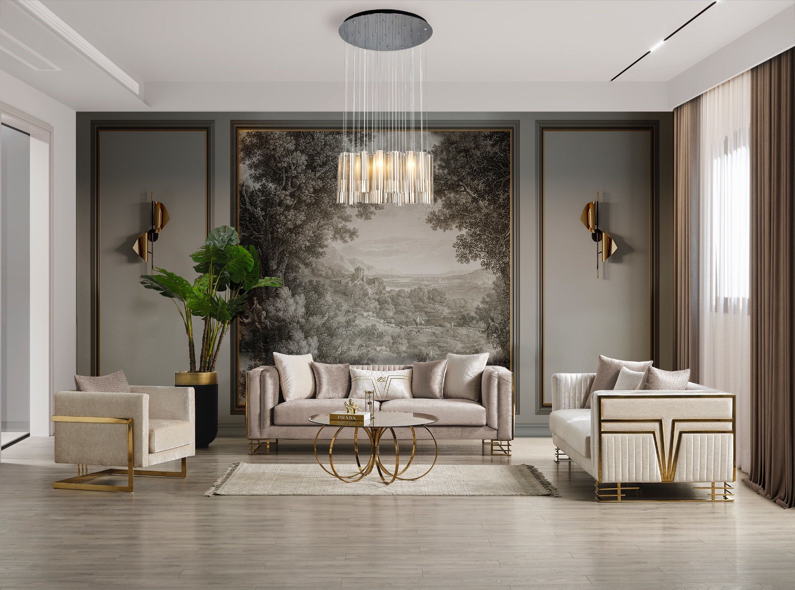 Lotus Gold Koltuk Takımı