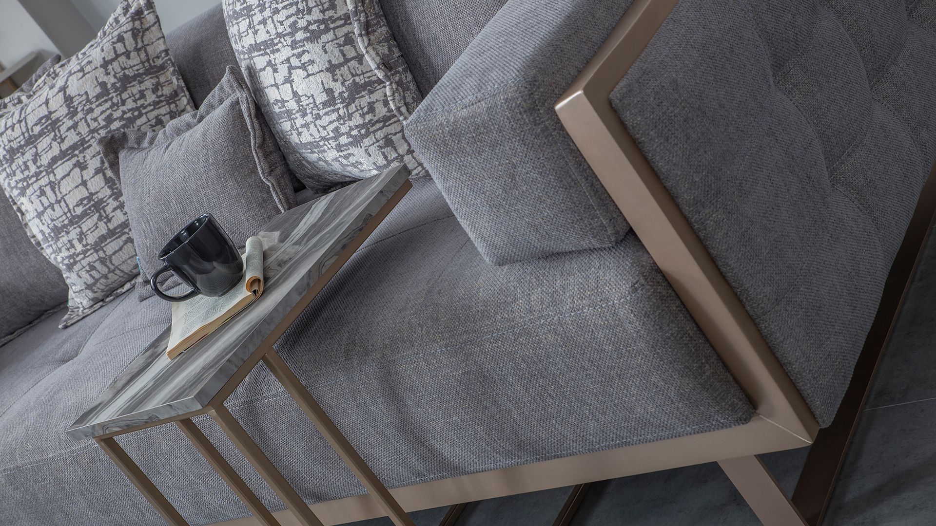 Loft Gold Koltuk Takımı