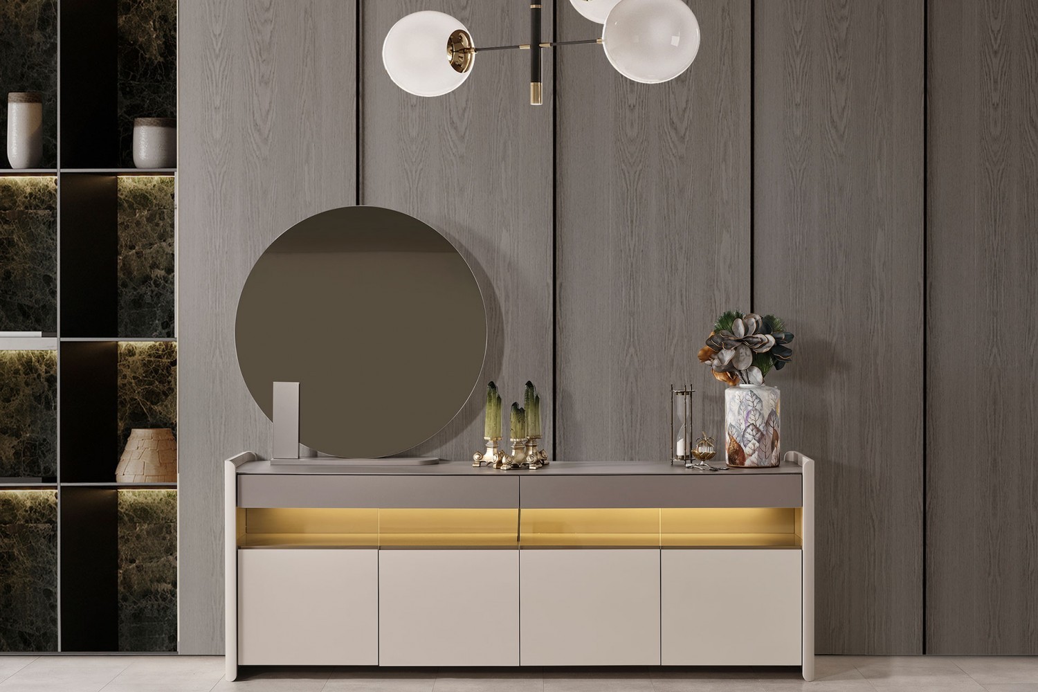Platin Yemek Odası Takımı