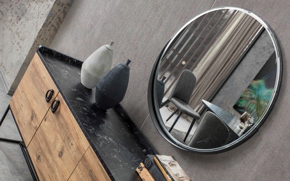 Loft Metal Yemek Odası Takımı