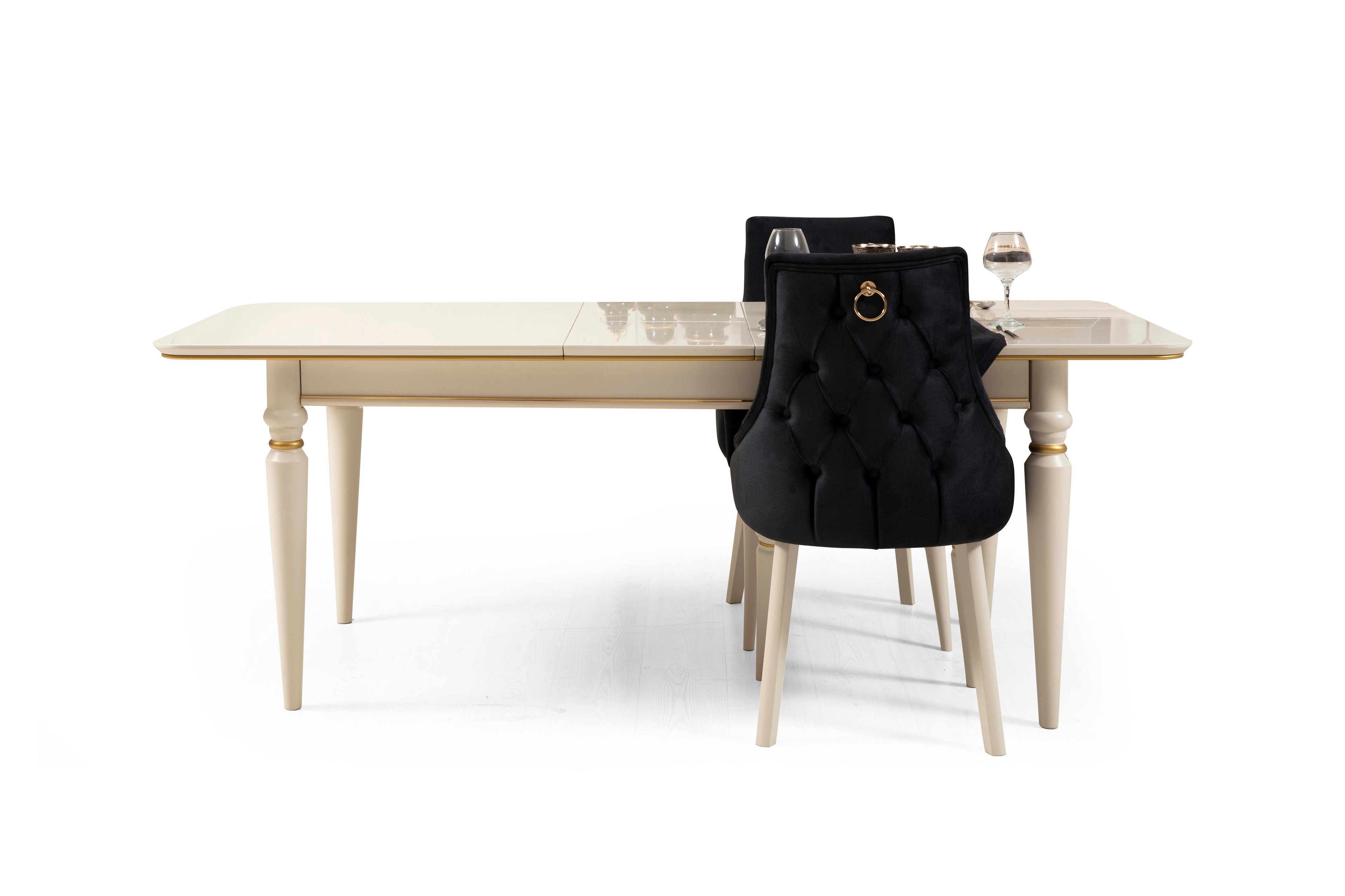 Luxury White Yemek Odası Takımı