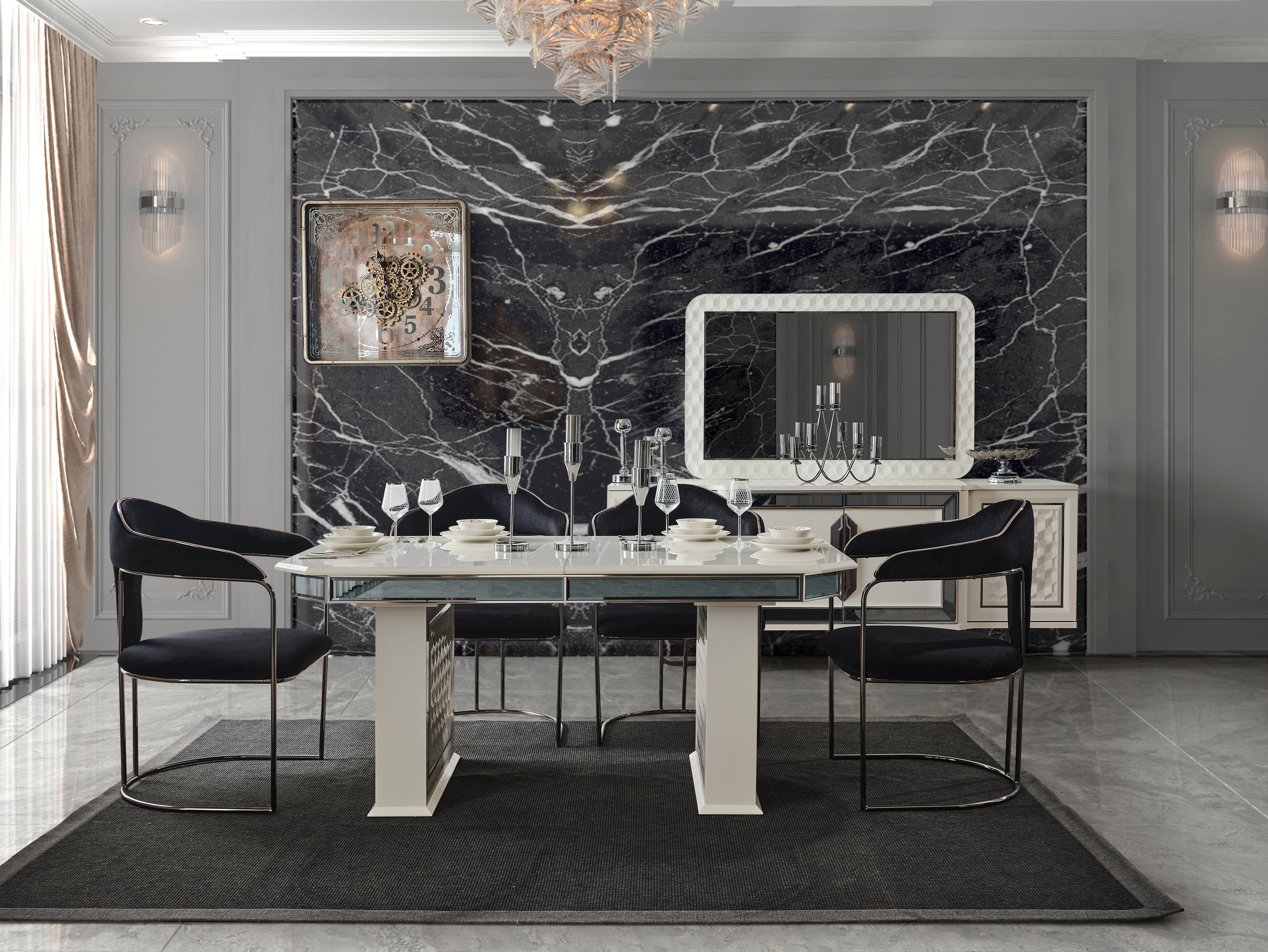 Lounge Silver Yemek Odası Takımı