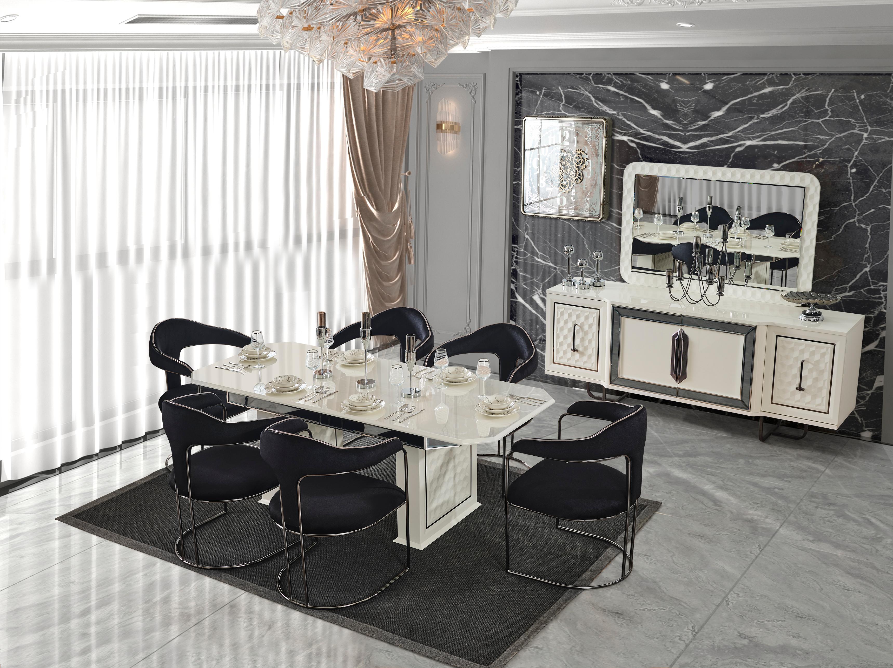 Lounge Silver Yemek Odası Takımı