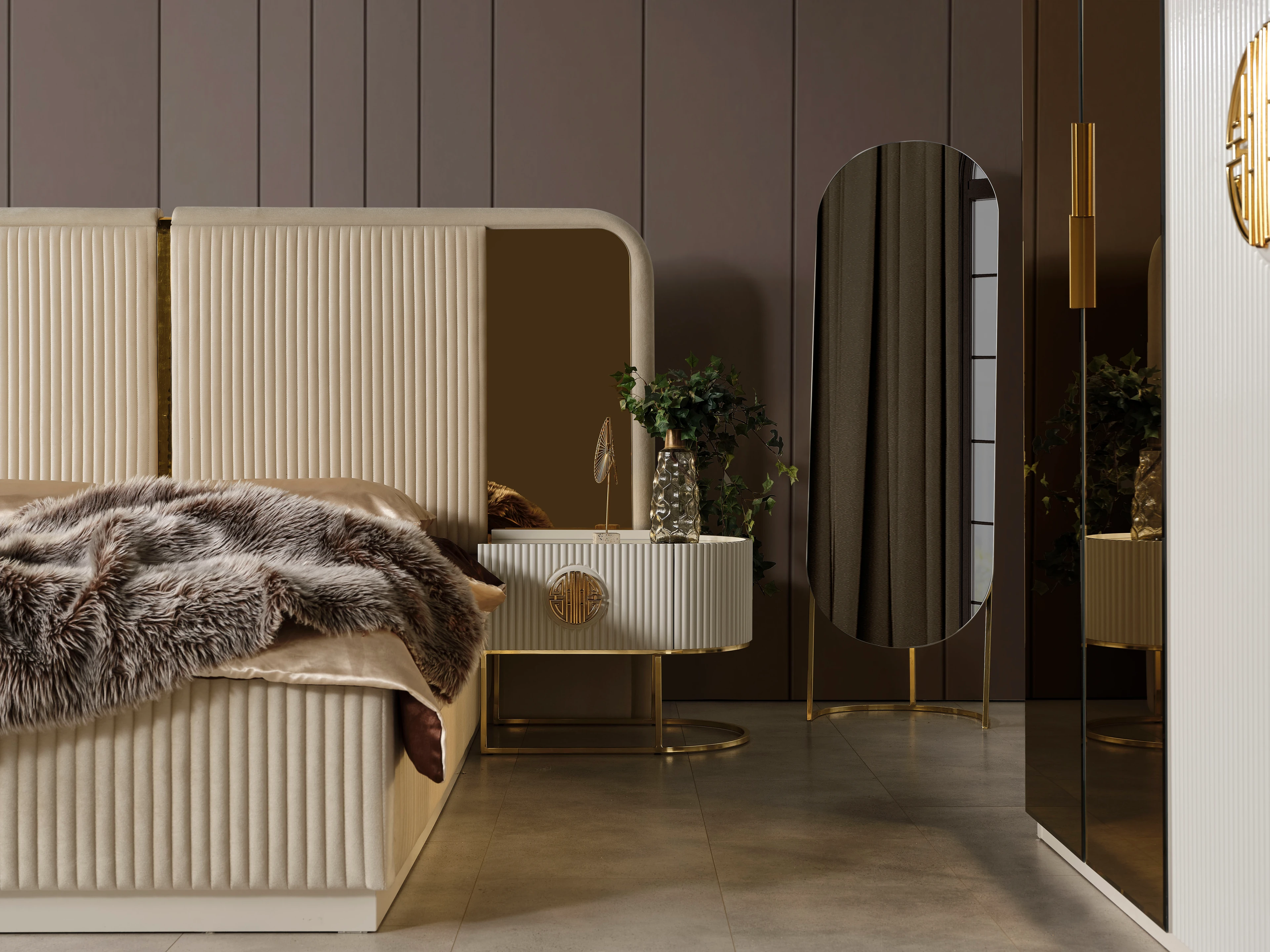 Gucci Gold Yatak Odası