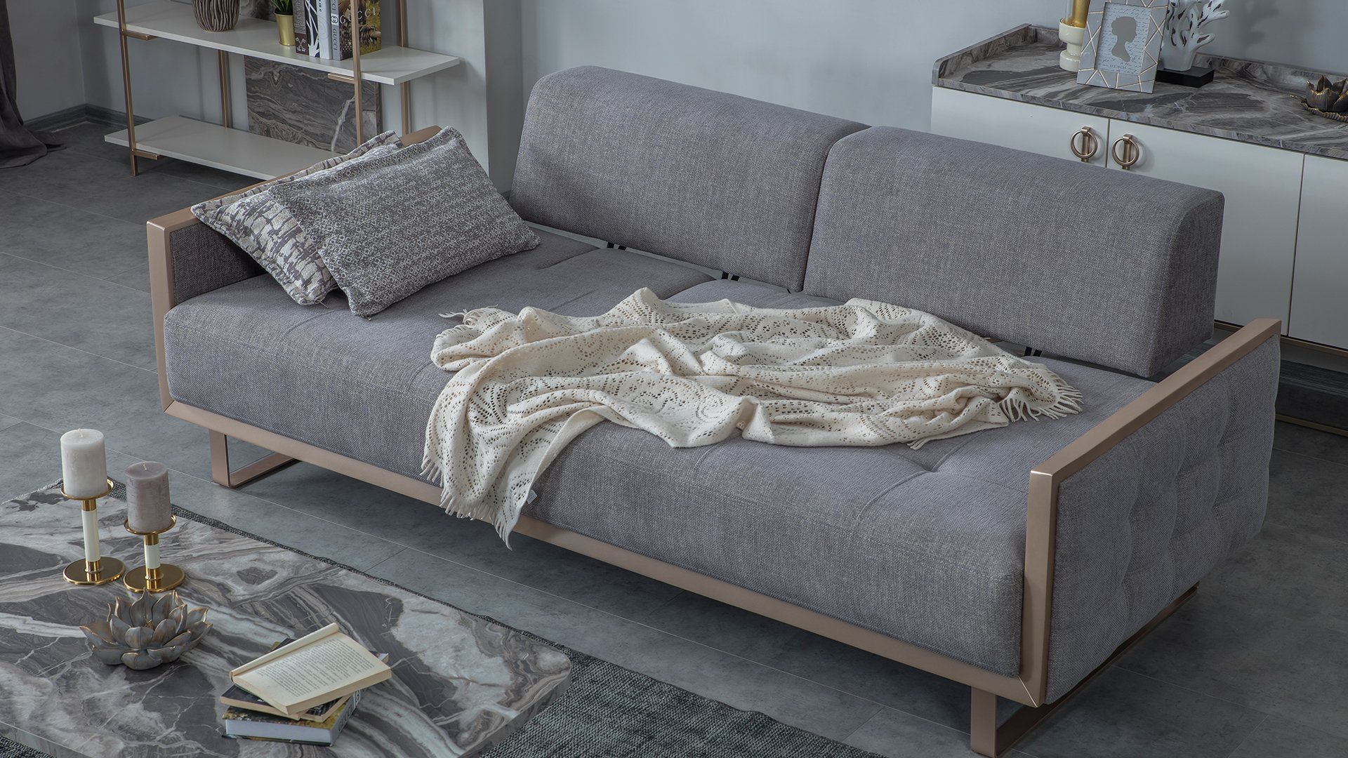 Loft Gold Koltuk Takımı