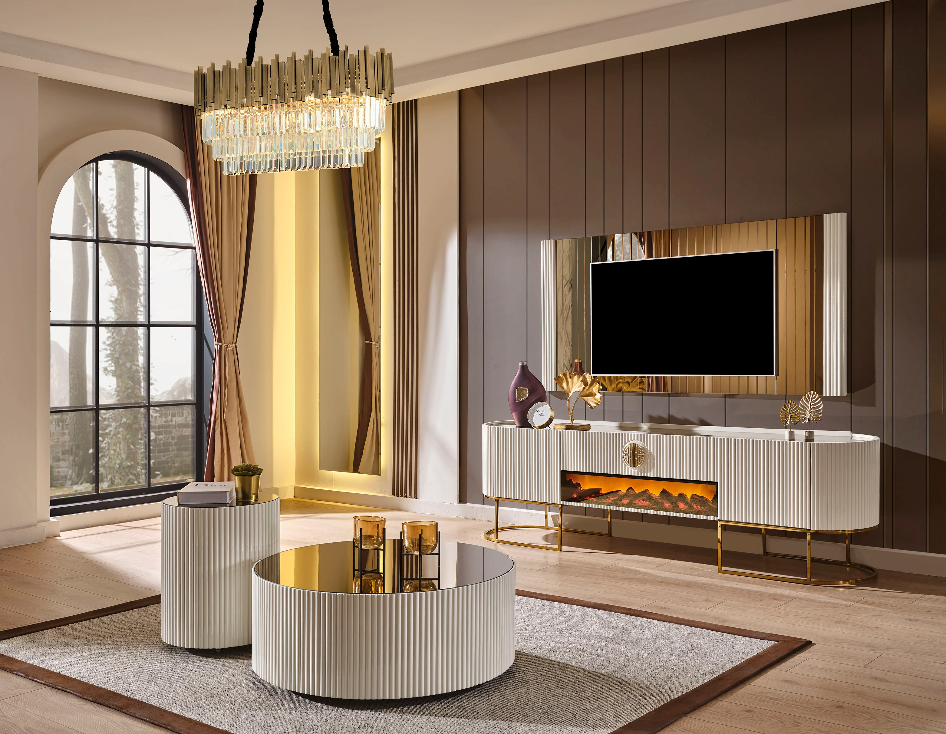 Gucci Gold Tv Ünitesi