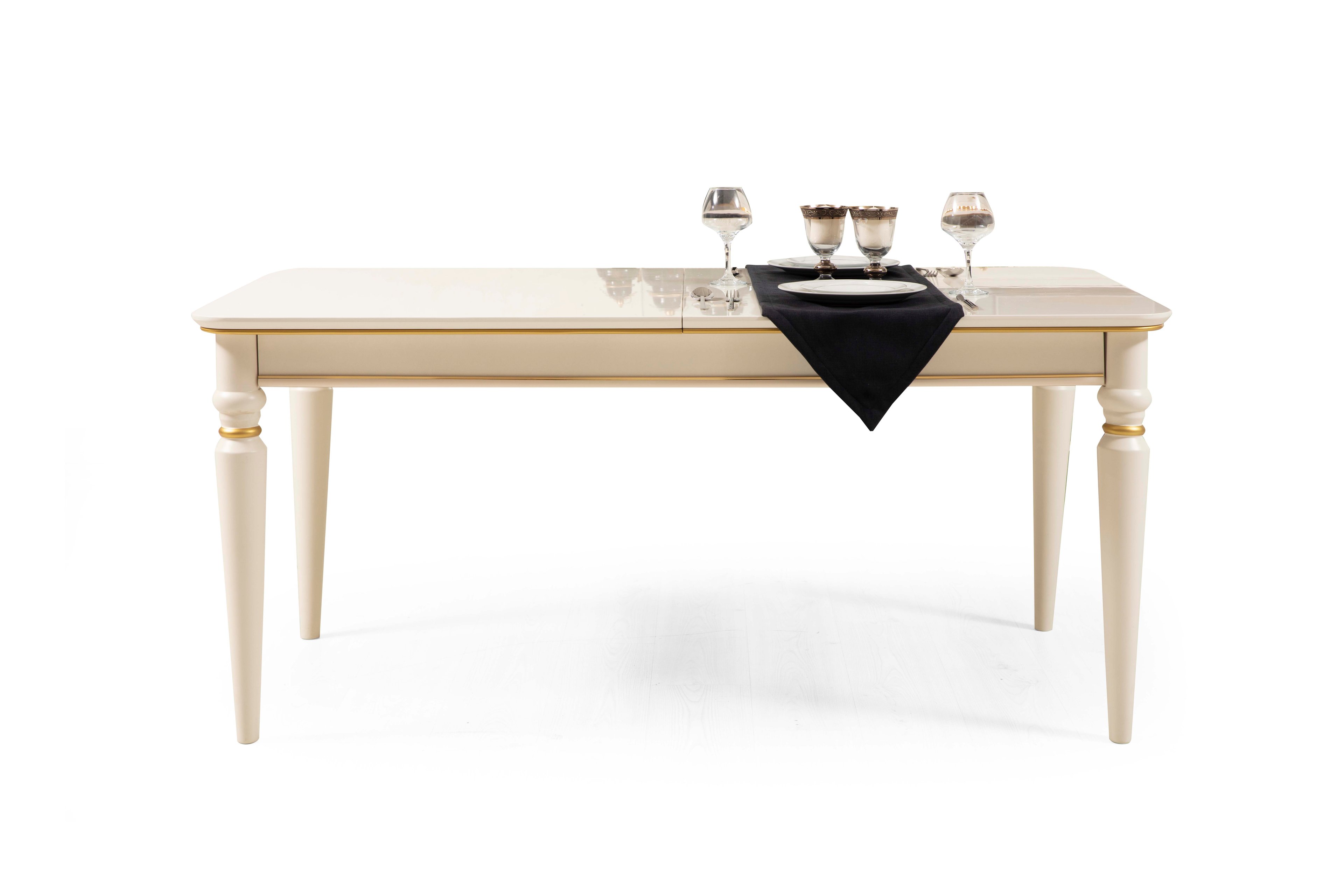 Luxury White Yemek Odası Takımı