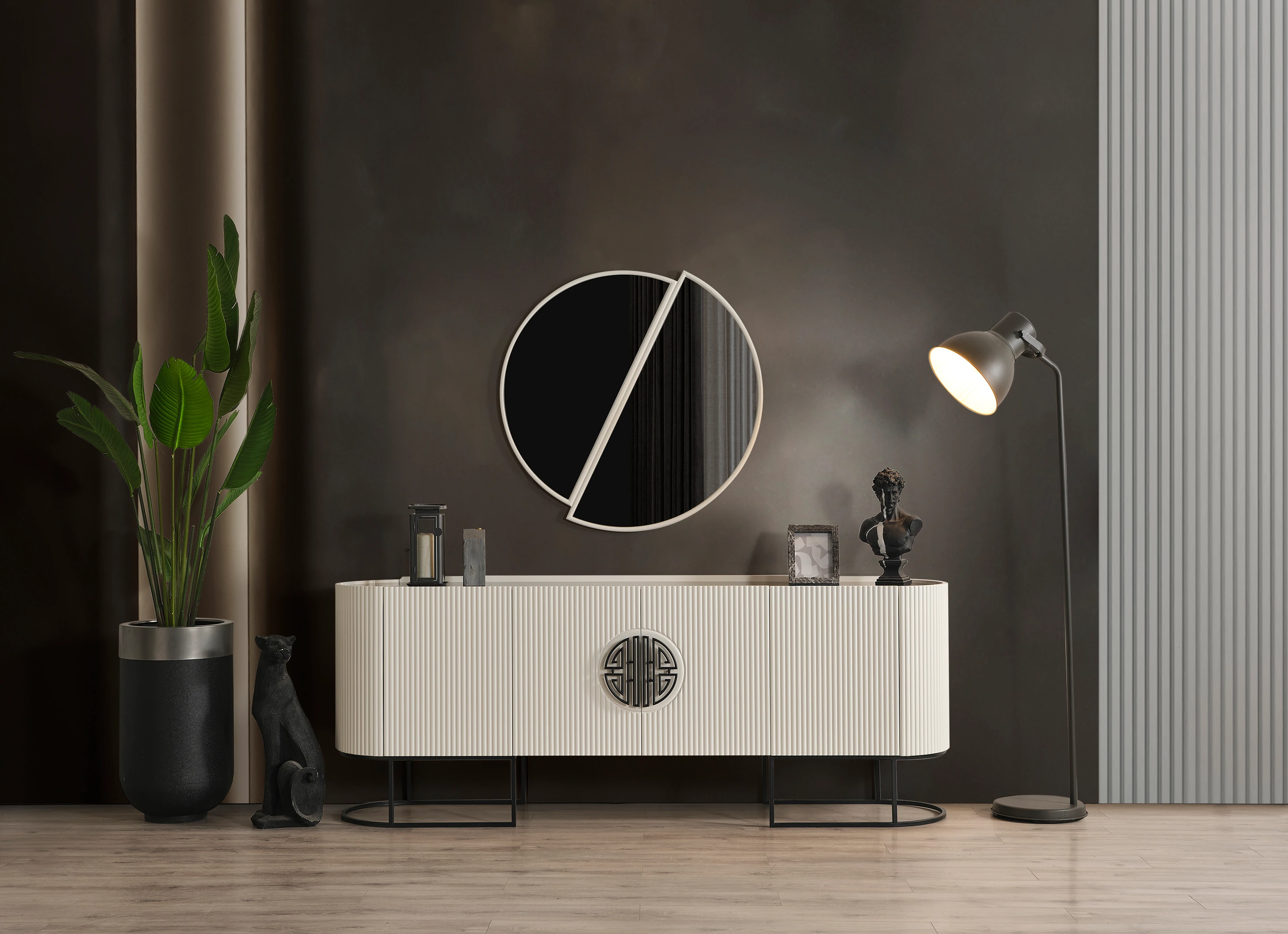 Gucci Ekru Siyah Yemek Odası