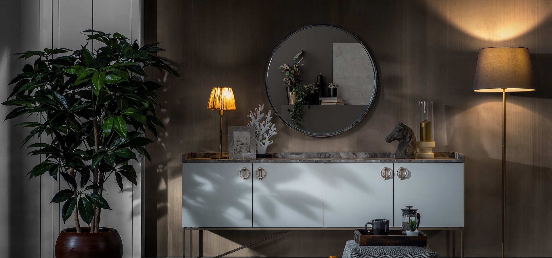 Loft Gold Yemek Odası