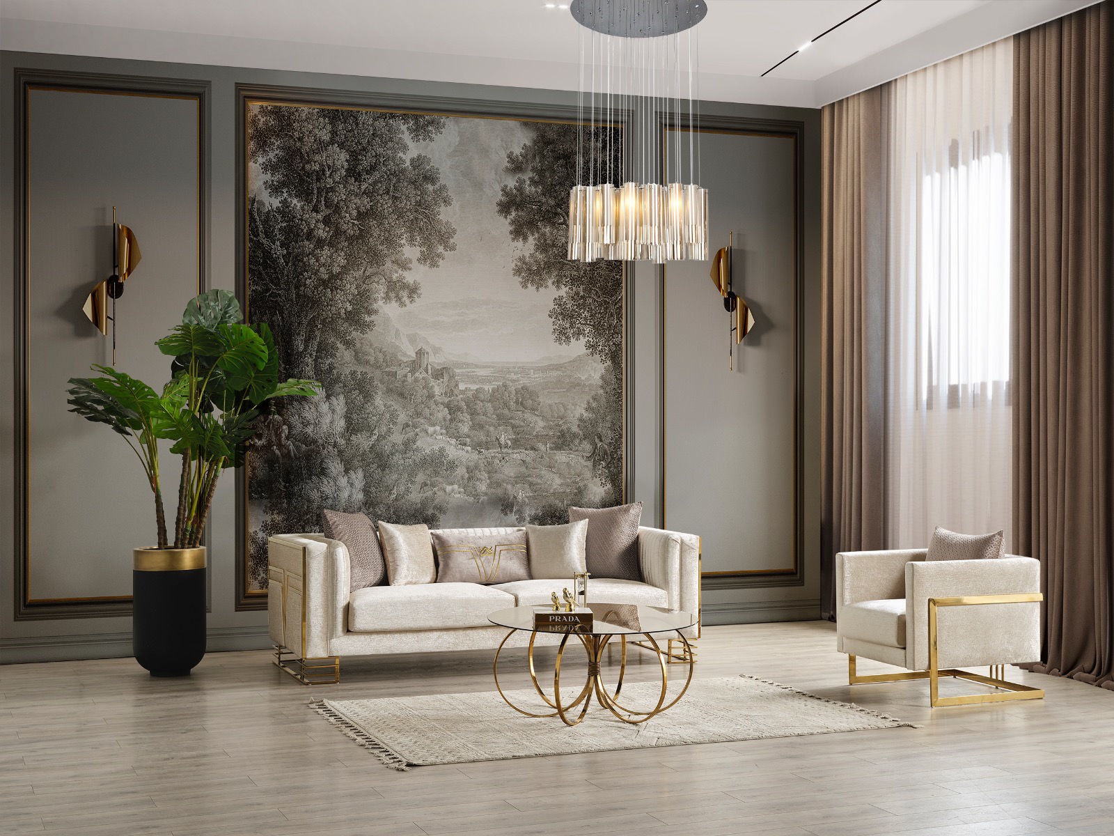 Lotus Gold Koltuk Takımı