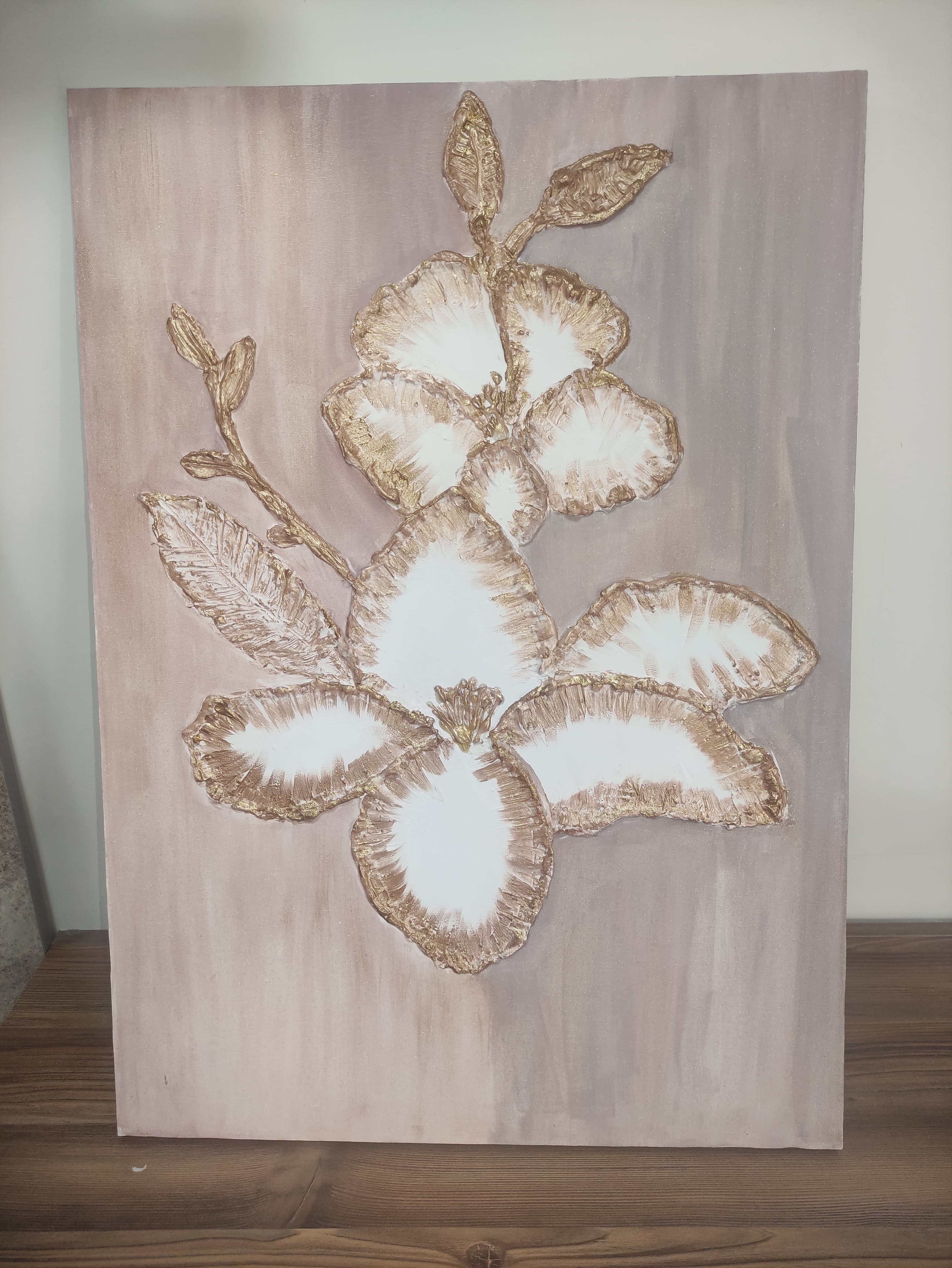 EL YAPIMI ÜÇ BOYUTLU DEKORATİF RÖLYEF TABLO 50x70