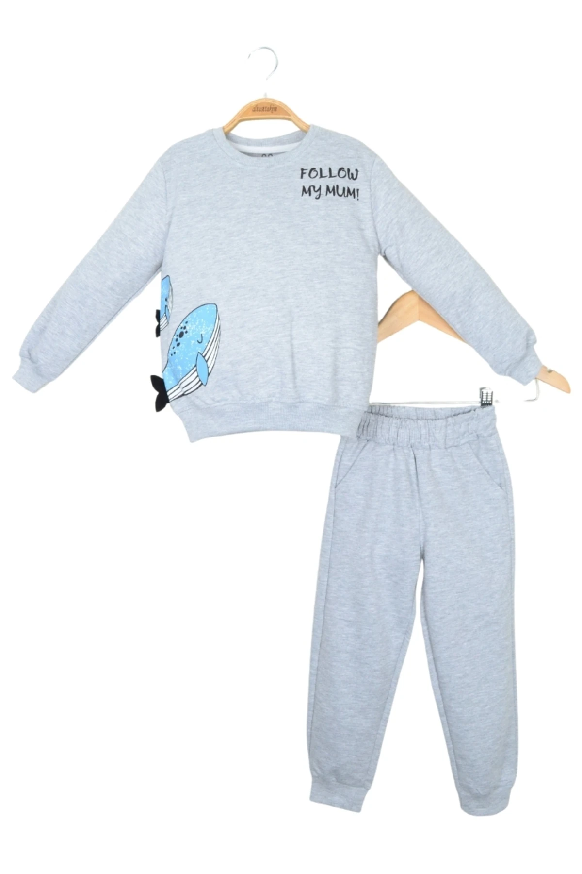 BALİNA DESENLİ ALT ÜST TAKIM (3-6 YAŞ)