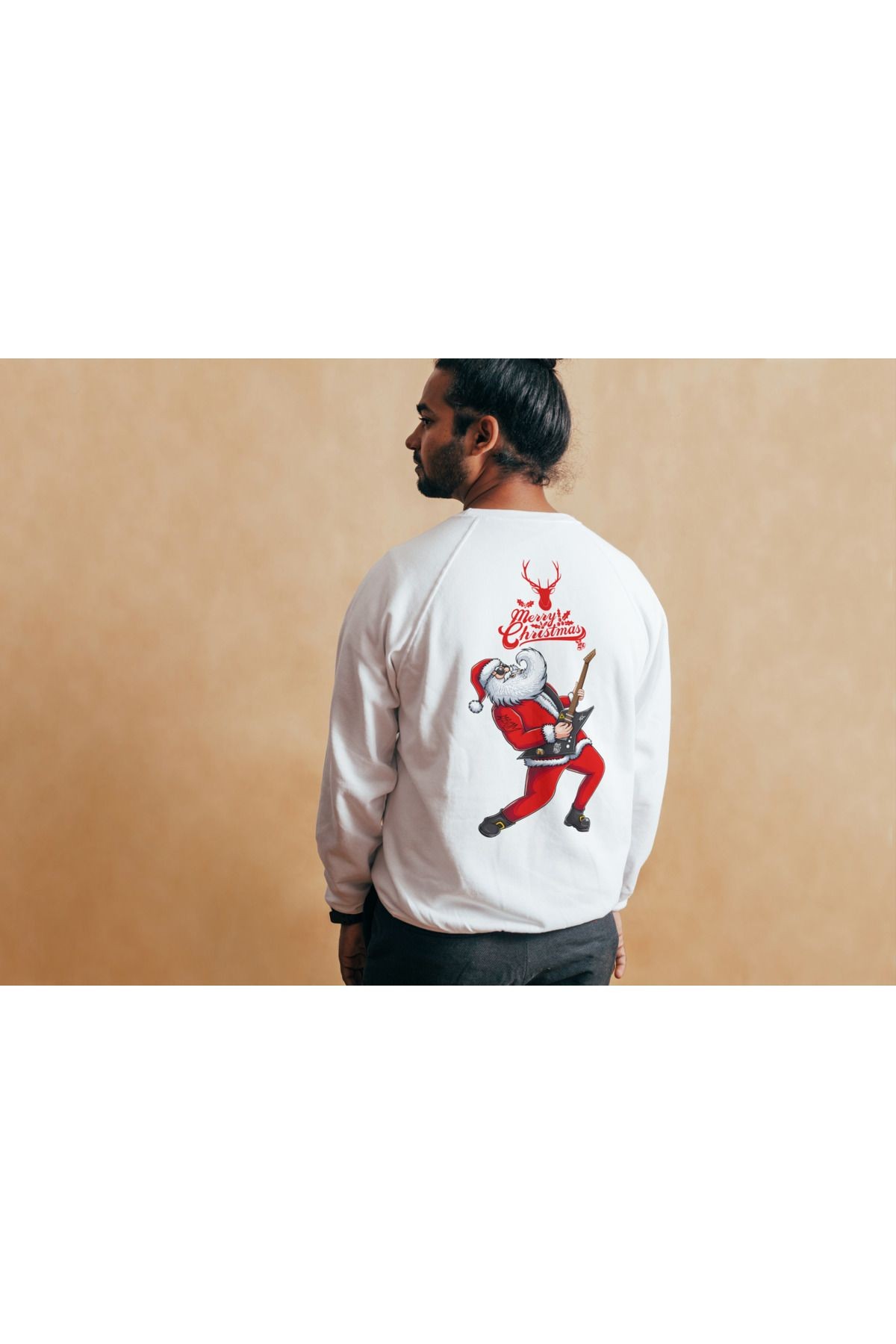 YENİYIL TEMALI BİSİKLET YAKA UNİSEX SWEATSHIRT main variant image