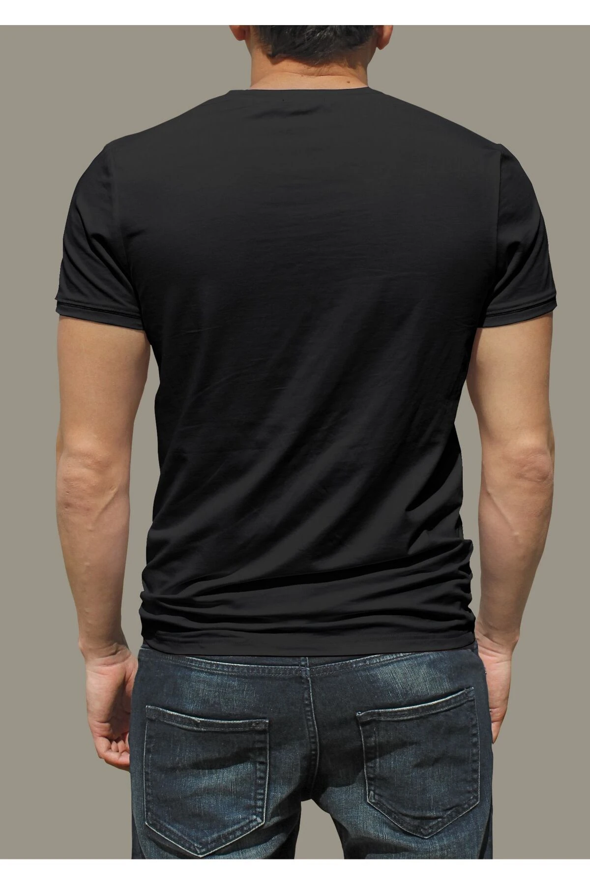 KEDİ TEMALI BİSİKLET YAKA TSHIRT