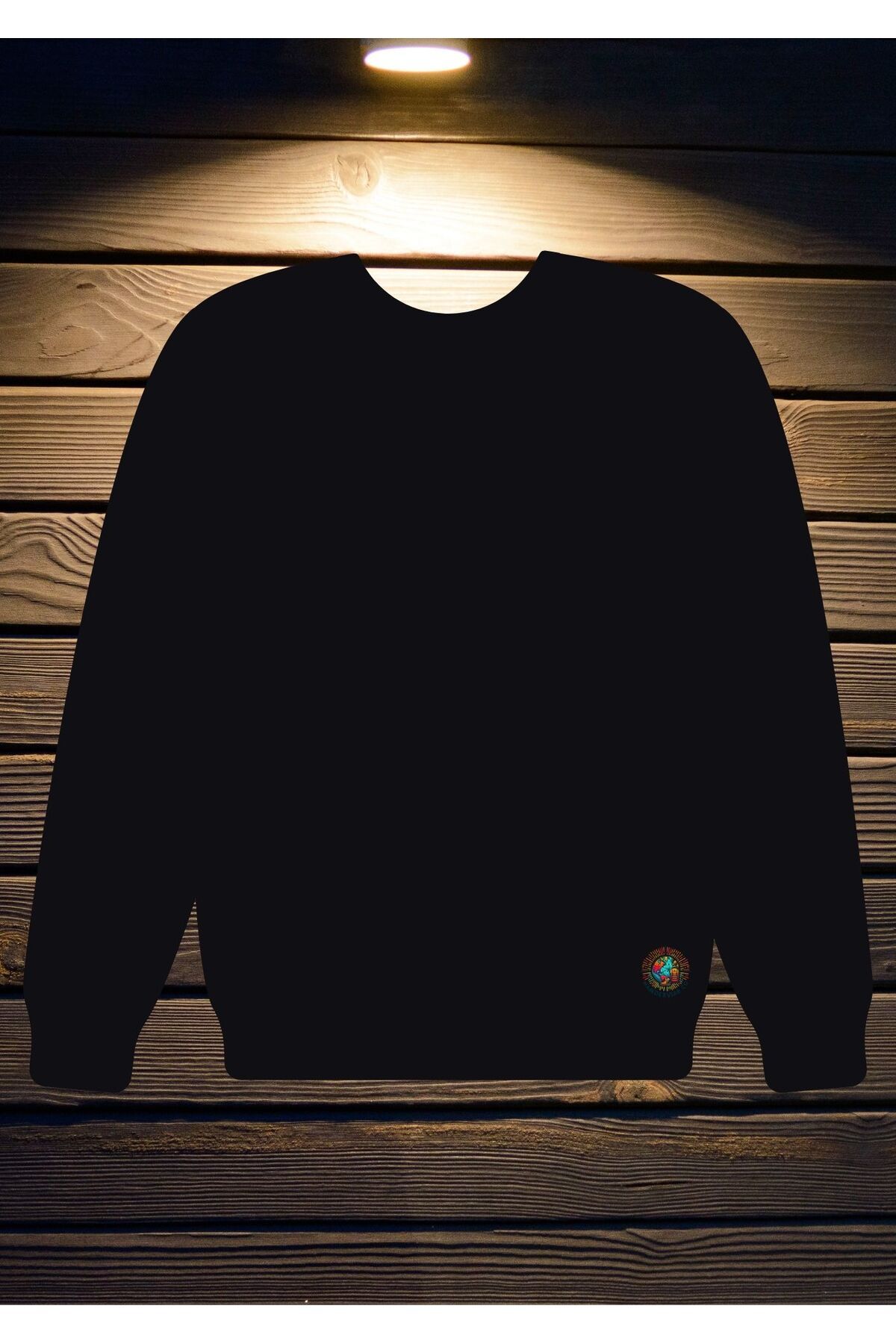 GYM TEMALI UNİSEX SİYAH SWEATSHIRT