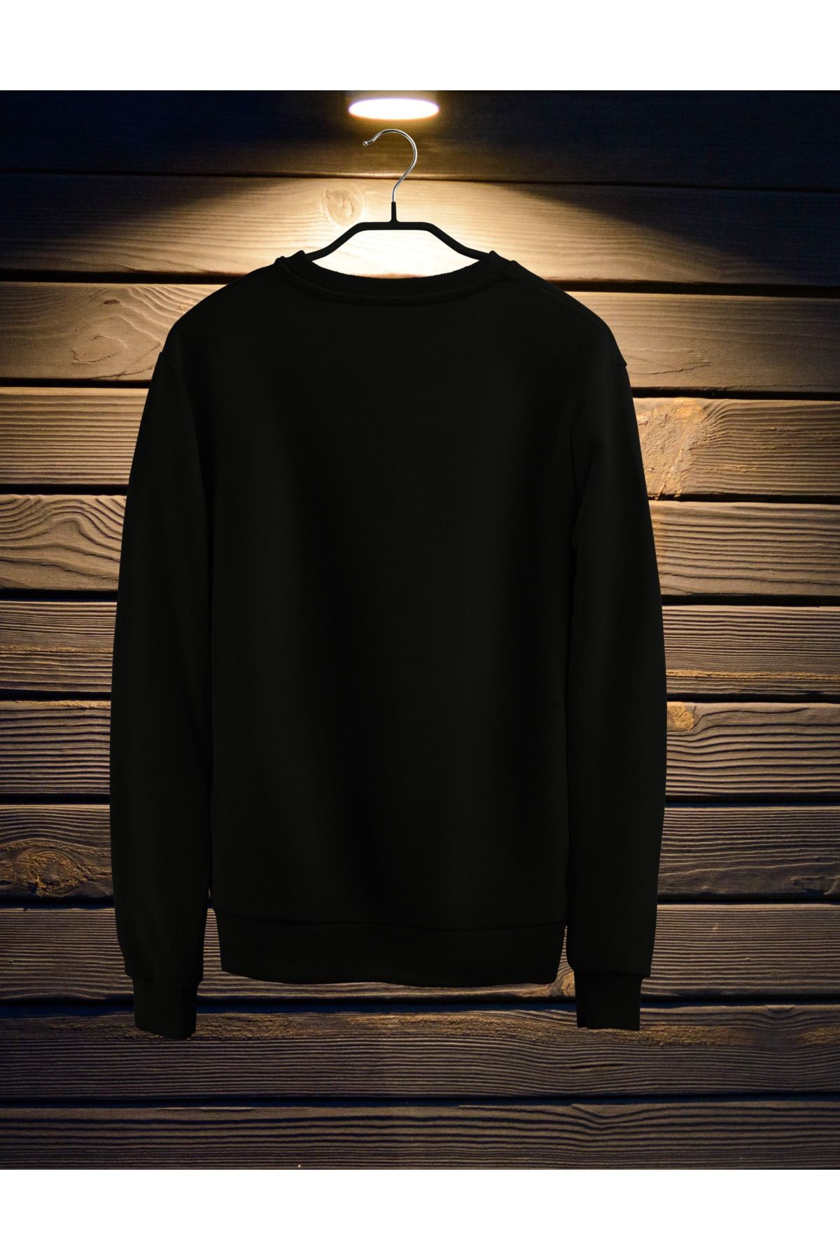 ÇİÇEK DESENLİ BİSİKLET YAKA SWEATSHİRT