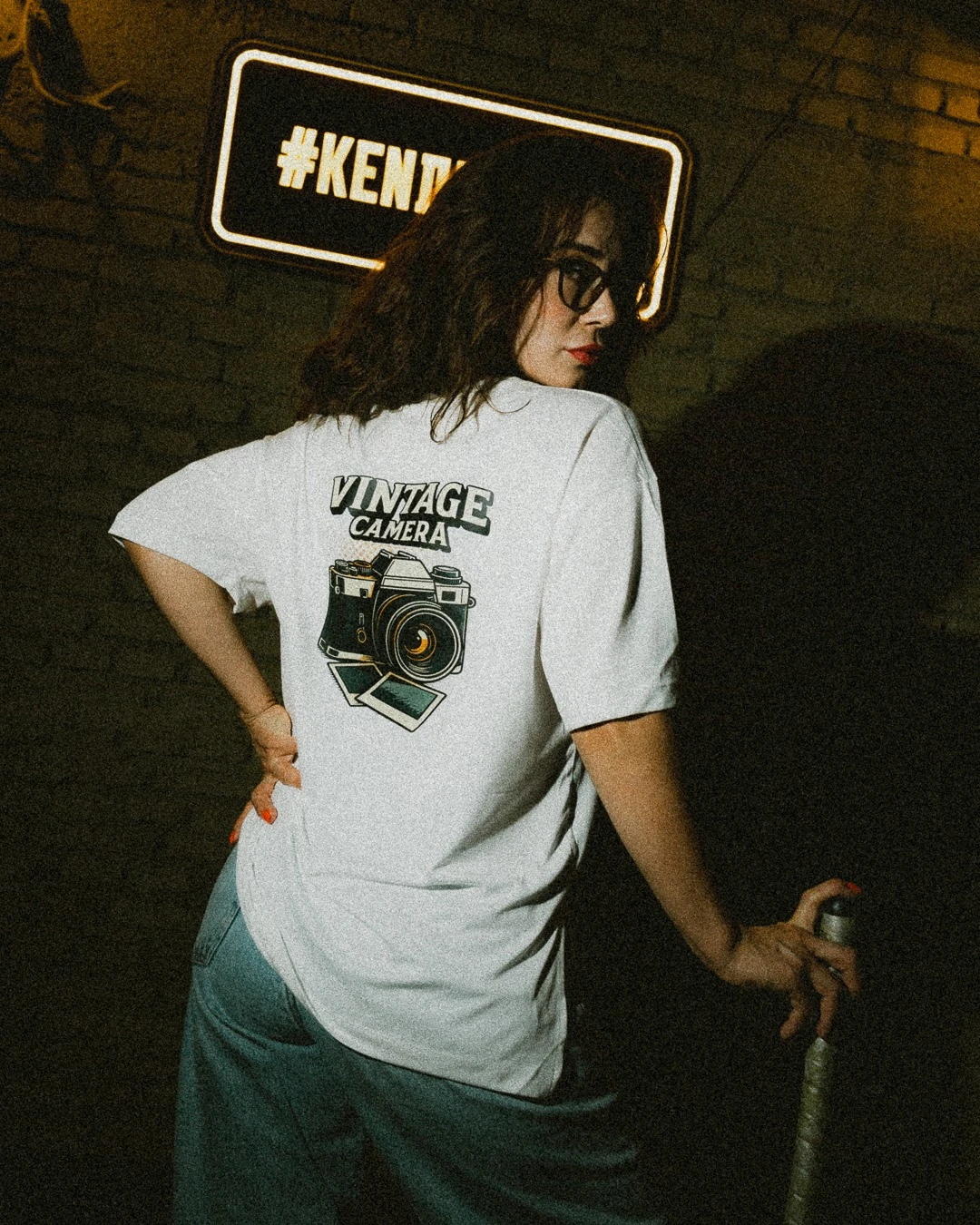 OVERSİZE BİSİKLET YAKA UNISEX T-SHIRT