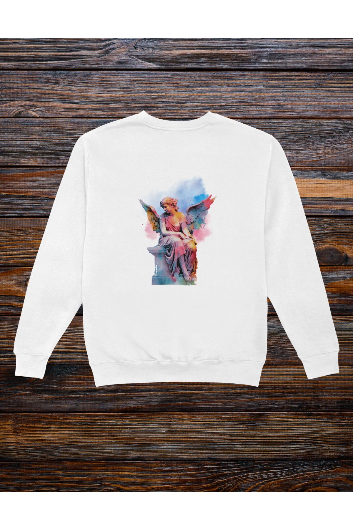 SWEATSHIRT BİSİKLET YAKA BASKILI UNİSEX