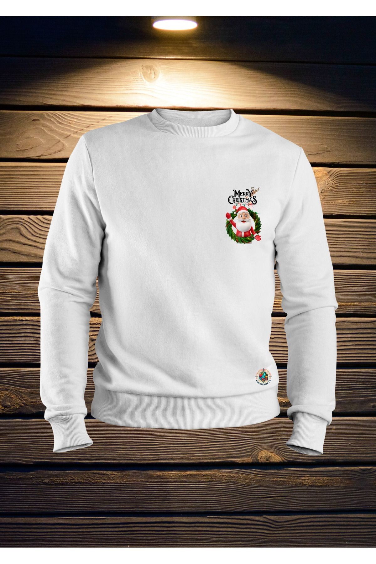 YILBAŞI TEMALI BİSİKLET YAKA UNİSEX SWEATSHIRT