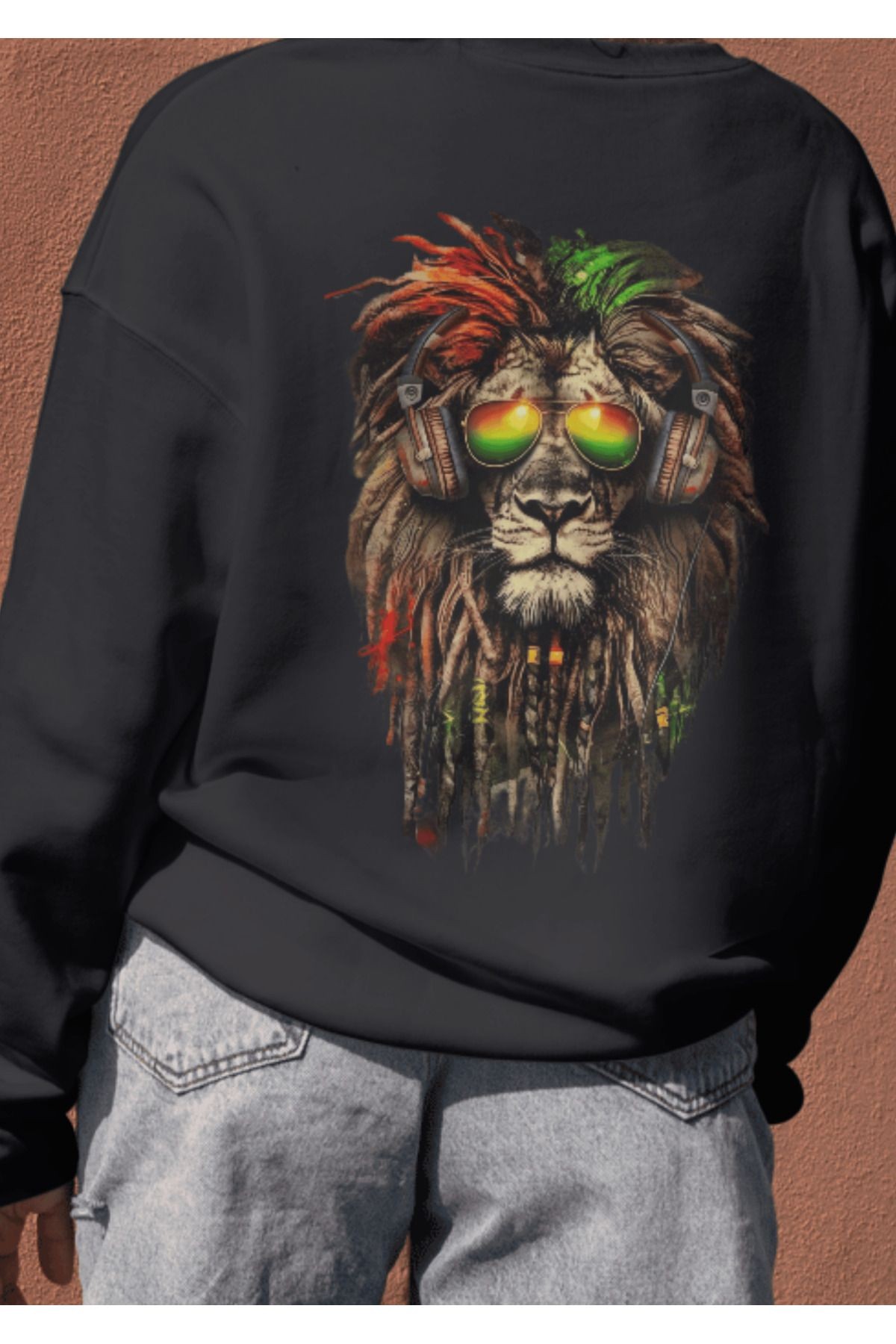 SWEATSHIRT ARSLAN TEMALI BİSİKLET YAKA UNISEX main variant image