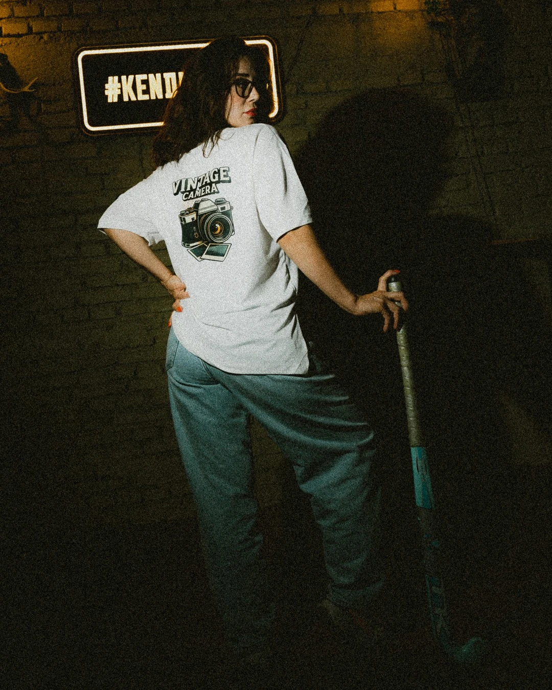 OVERSİZE BİSİKLET YAKA UNISEX T-SHIRT