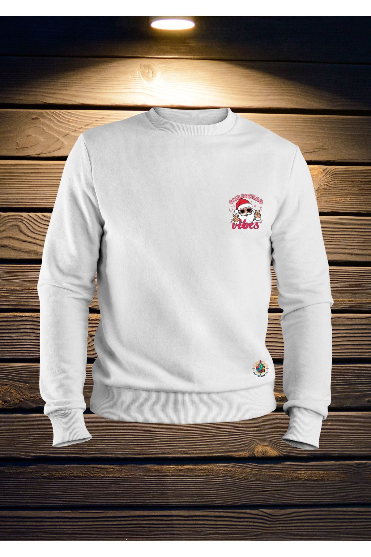YENİ YIL TEMALI BİSİKLET YAKA UNİSEX SWEATSHIRT