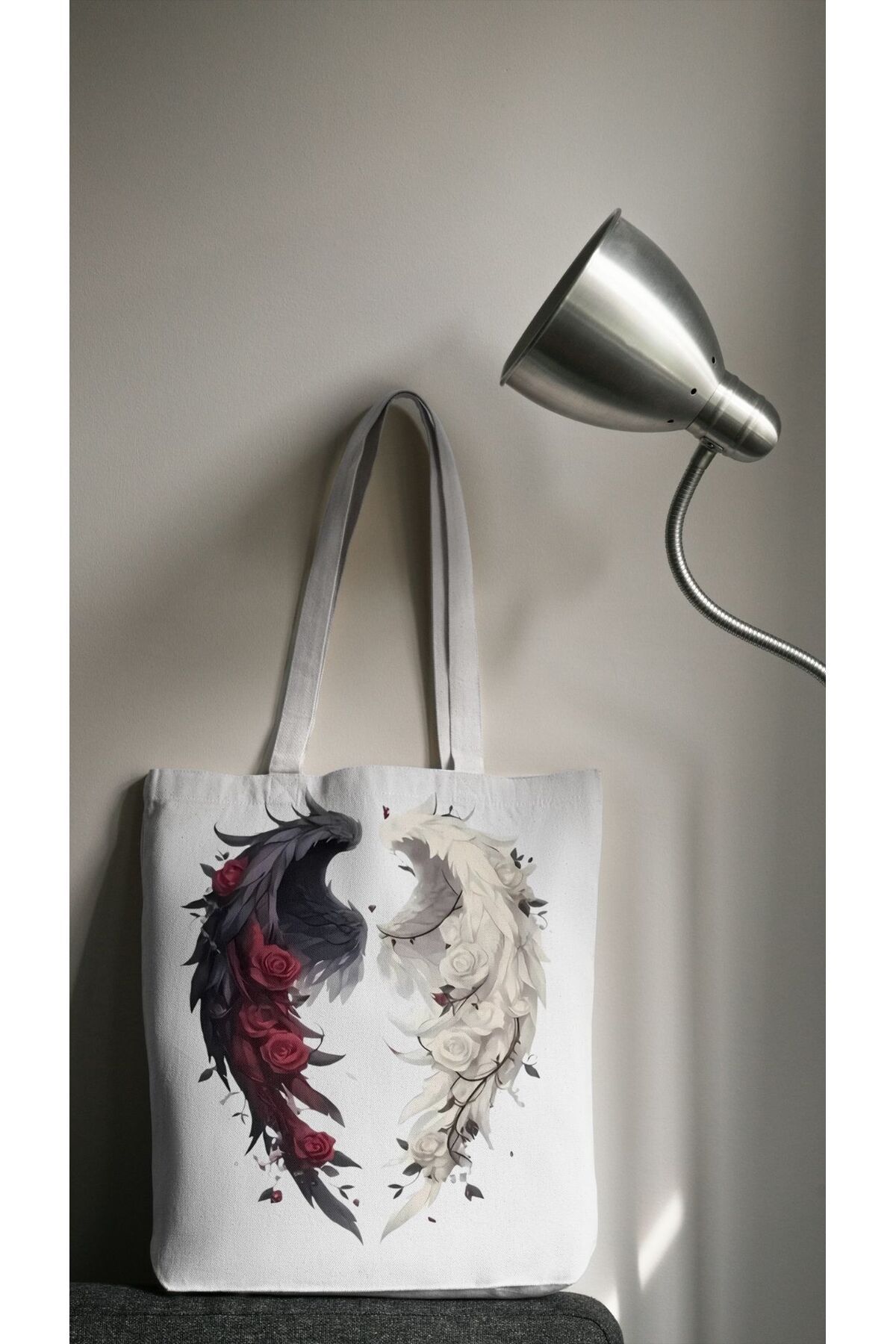 YOGA TEMALI  %100 Pamuklu Ham Bez Çanta