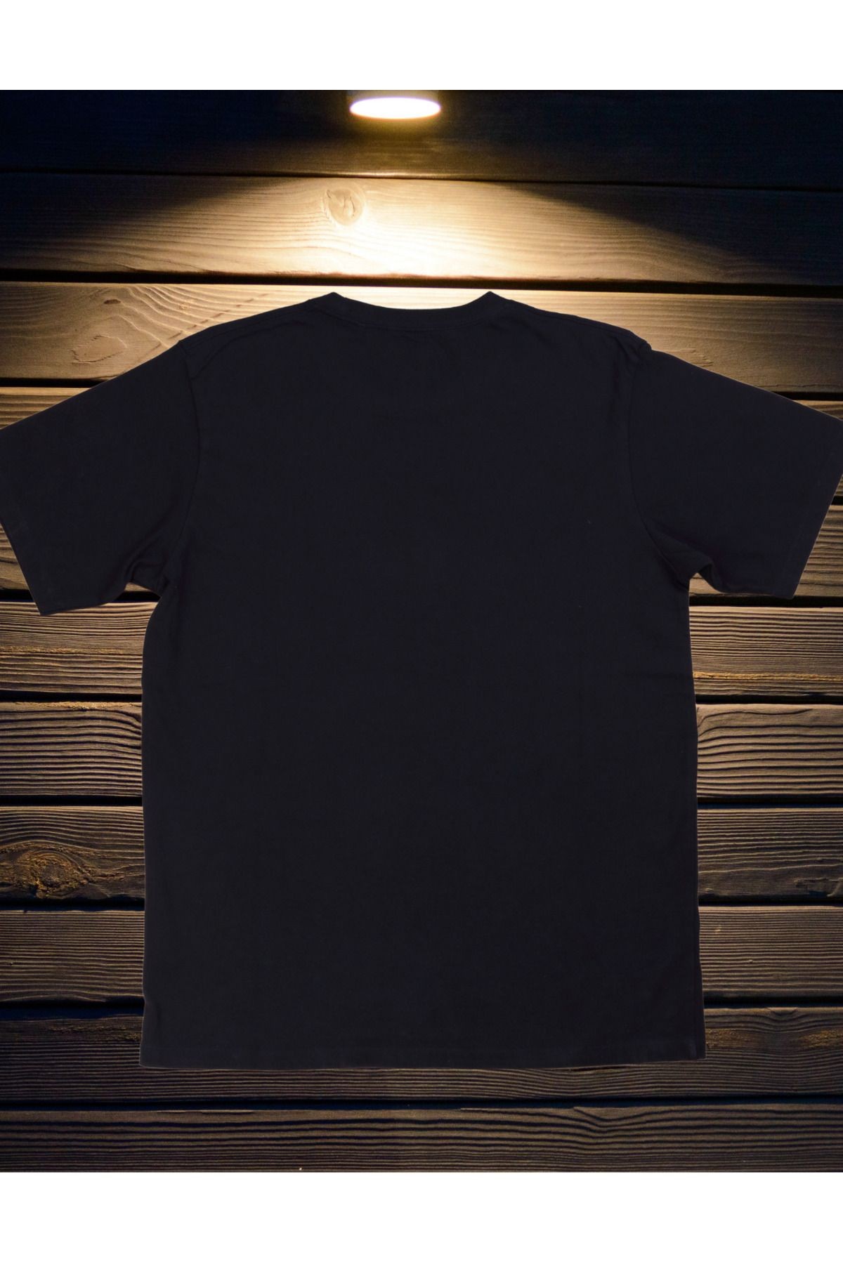 Baskılı Bisiklet yaka T-Shirt
