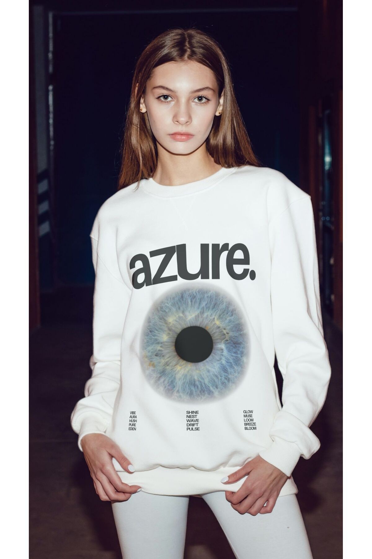 UNİSEX BİSİKLET YAKA SWEATSHIRT 3 İPLİK ŞARDONLU