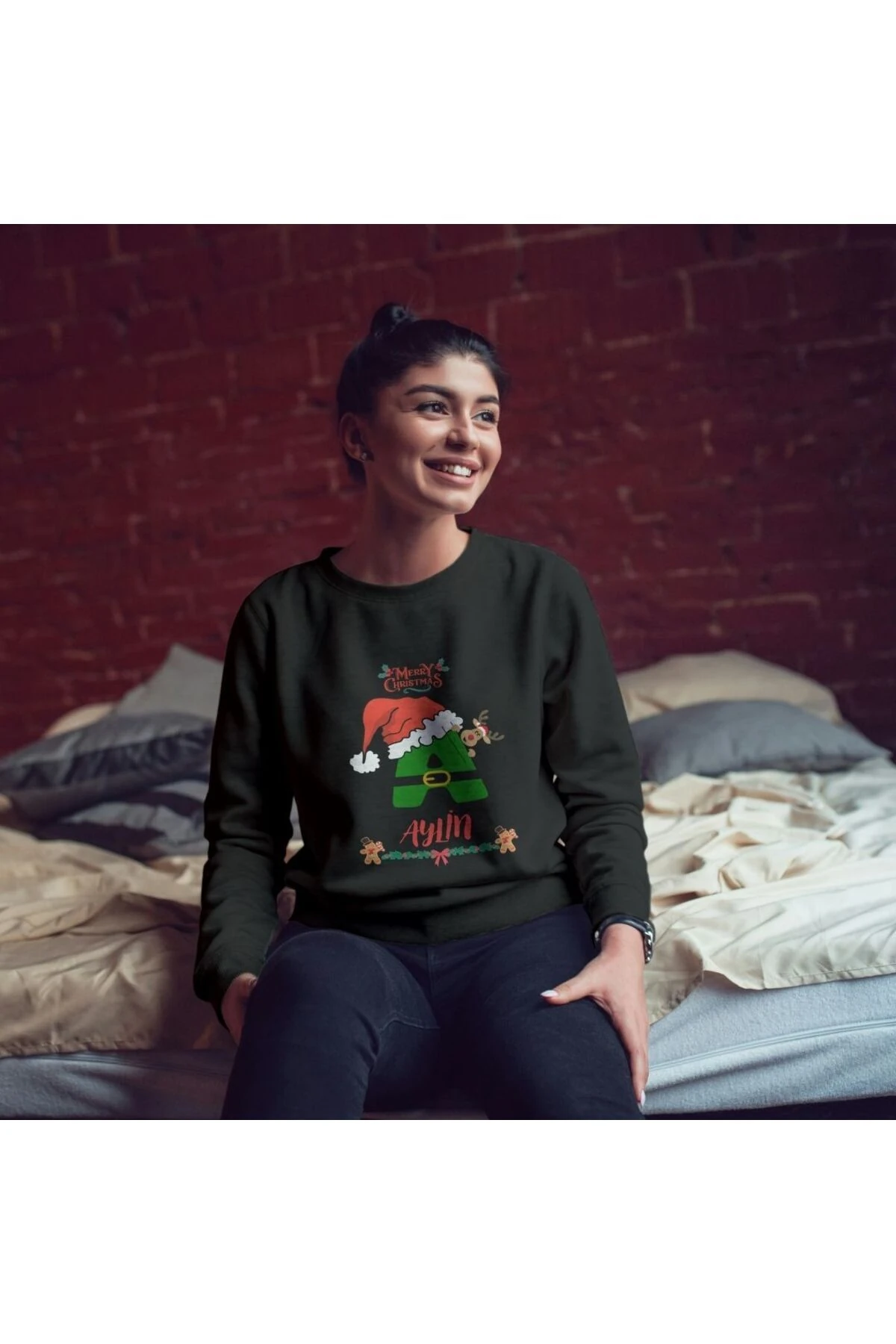 Kişiye Özel Yeni Yıl Hediyesi, Aile Kombin Sweatshirt, Yılbaşı Temalı Hediye, Yılbaşı Seti