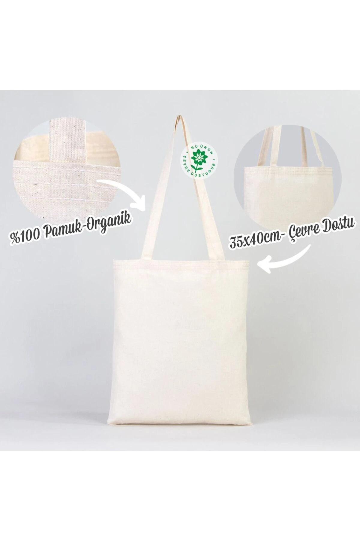 YOGA TEMALI  %100 Pamuklu Ham Bez Çanta