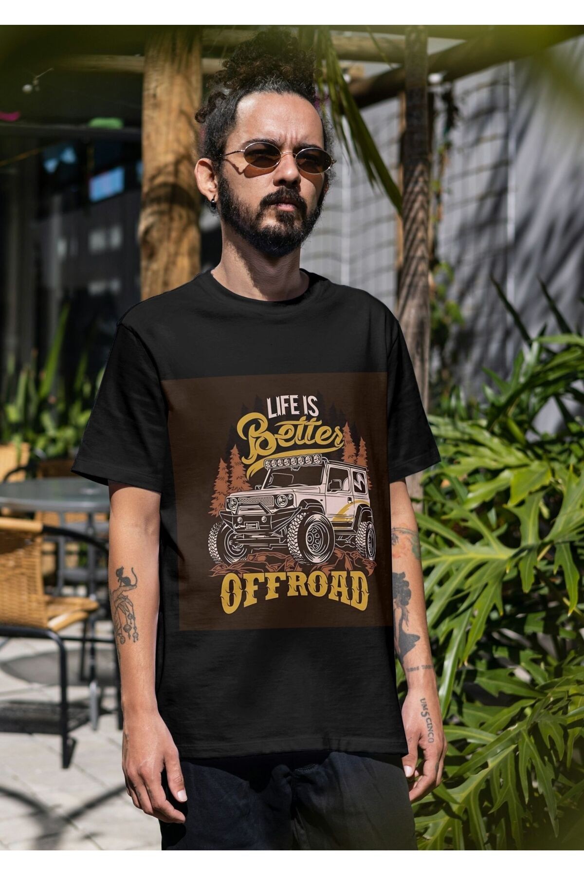 OFF-ROAD  TEMALI BİSİKLET YAKA TSHIRT main variant image