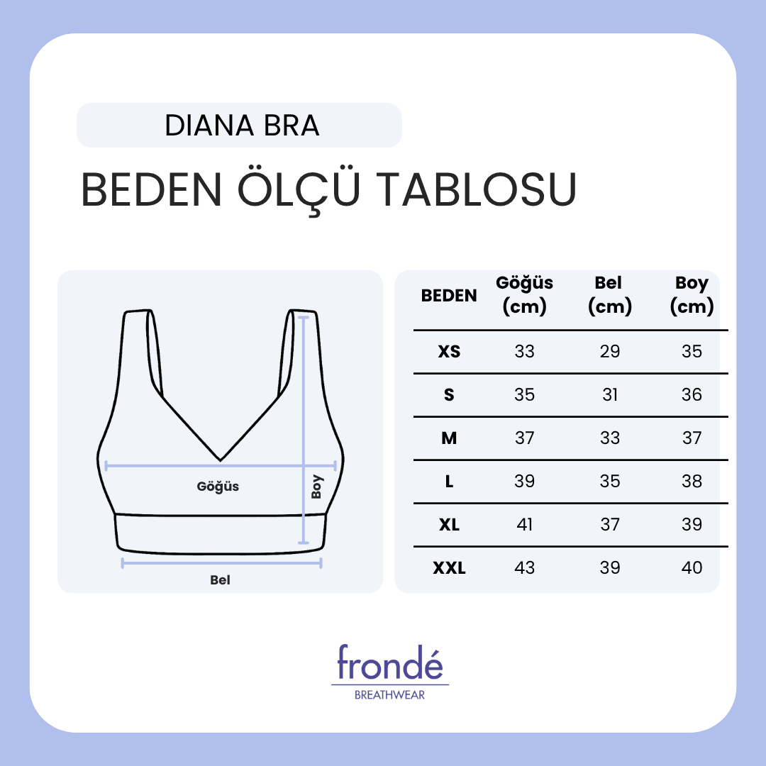 Diana Kalın Askılı Bambu Bra - Ebony Black