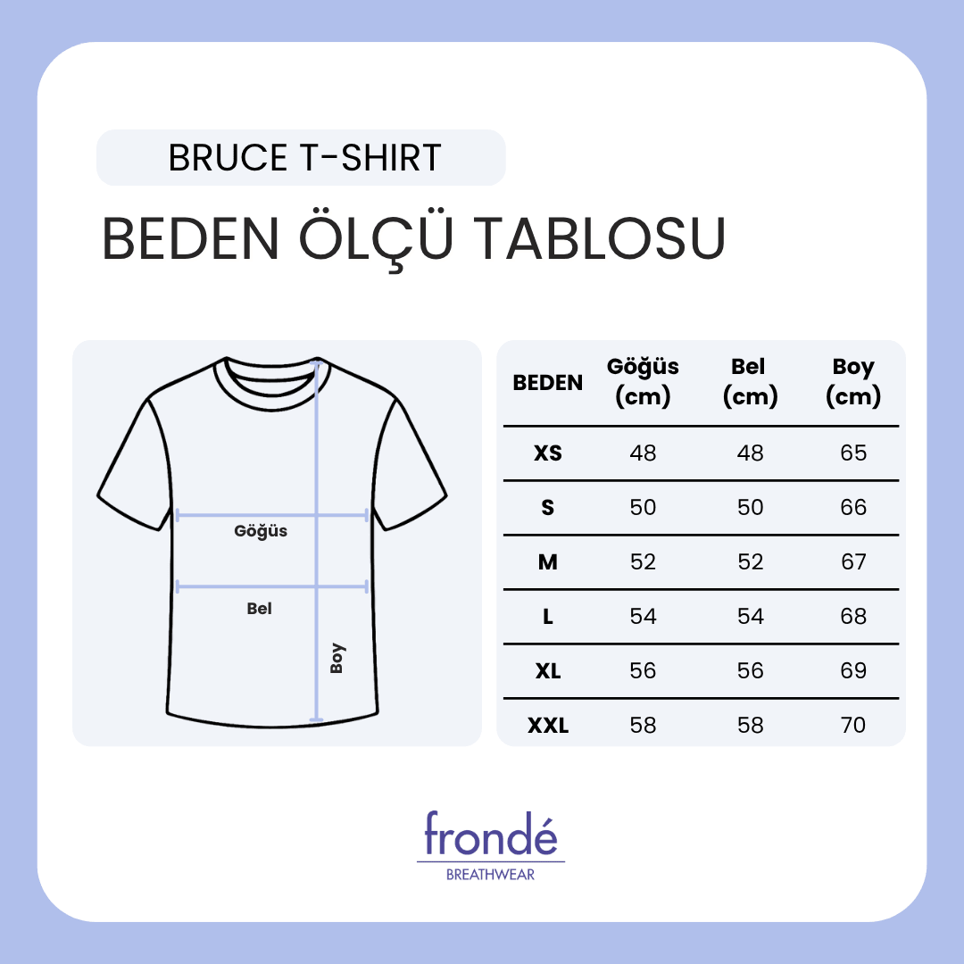 Bruce Sıfır Yaka Bambu Erkek Tişört - Ebony Black