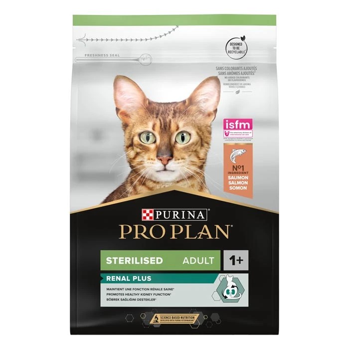 PROPLAN STERİLİSED SOMONLU YETİŞKİN KURU KEDİ MAMASI 3 KG
