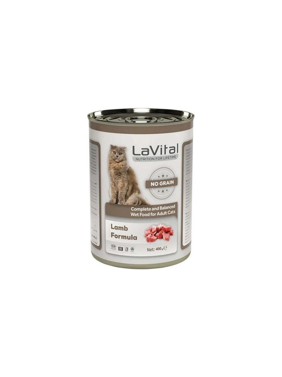 LAVİTAL KUZU ETLİ KEDİ MAMASI 400G