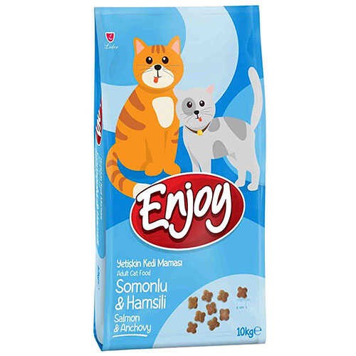 ENJOY KISIRLASTIRILMIS YETISKIN KEDI MAMASI SOMONLU 10 KG
