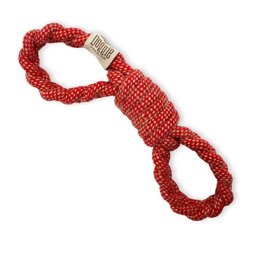DOGGIE KÖPEK OYUNCAĞI PAMUK HALAT SEKİZ 35CM